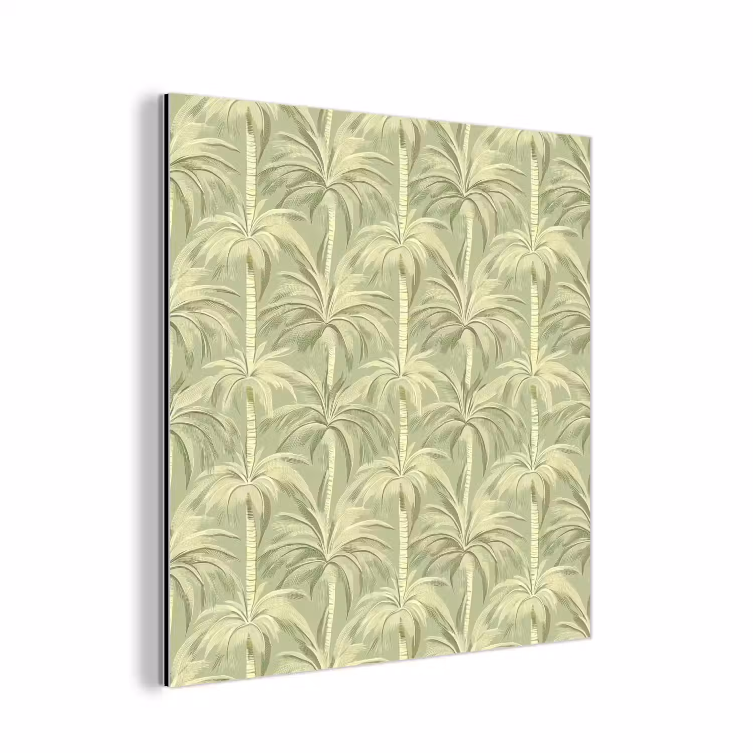Palmwoud - Tropisch - Groen aluminium wit klein 46 -3d