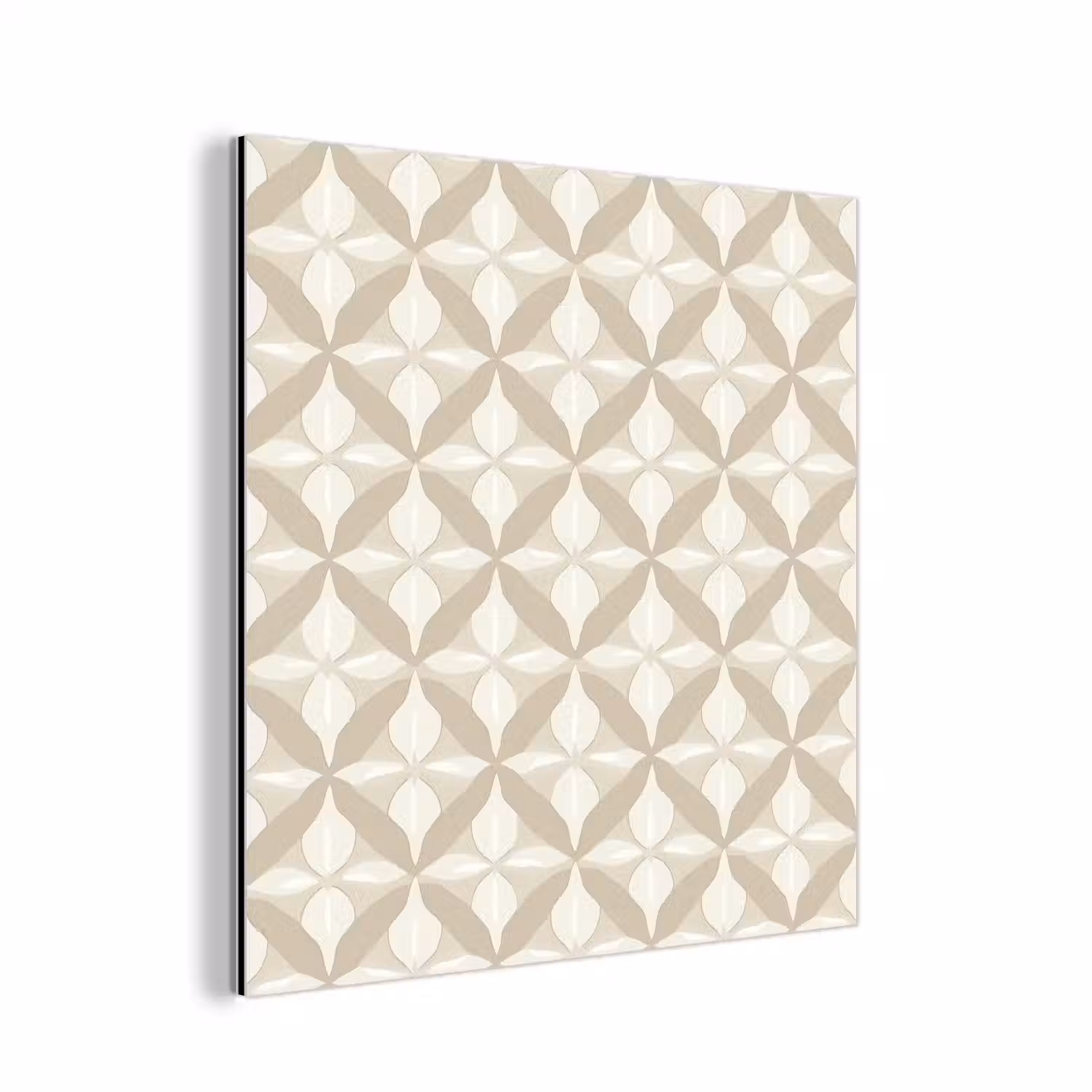 Patroon - Klassiek - Beige aluminium wit klein 46 -3d