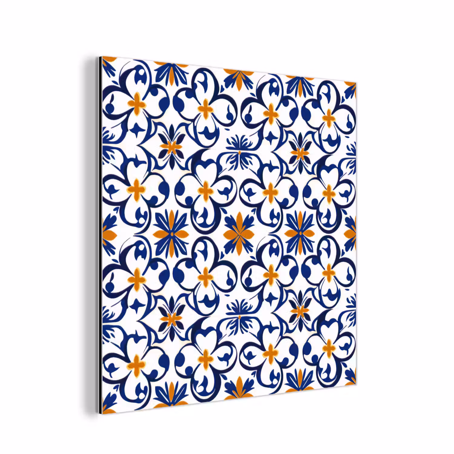 Patroon - Modern - Kleurrijk aluminium wit klein 46 -3d