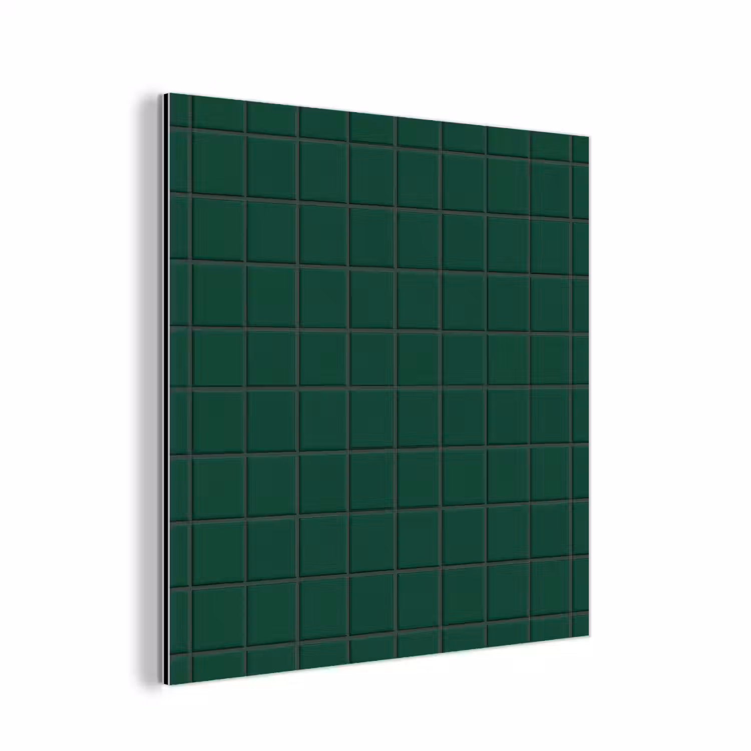 Patroon - Tegels - Dennen - Groen aluminium wit klein 46 -3d