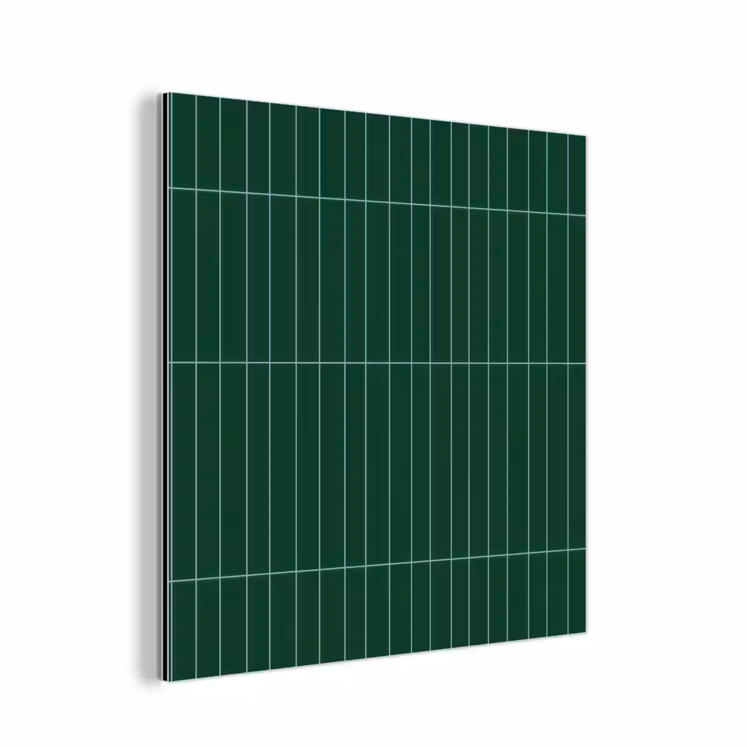 Patroon - Tegels - Donkergroen aluminium wit klein 46 -3d