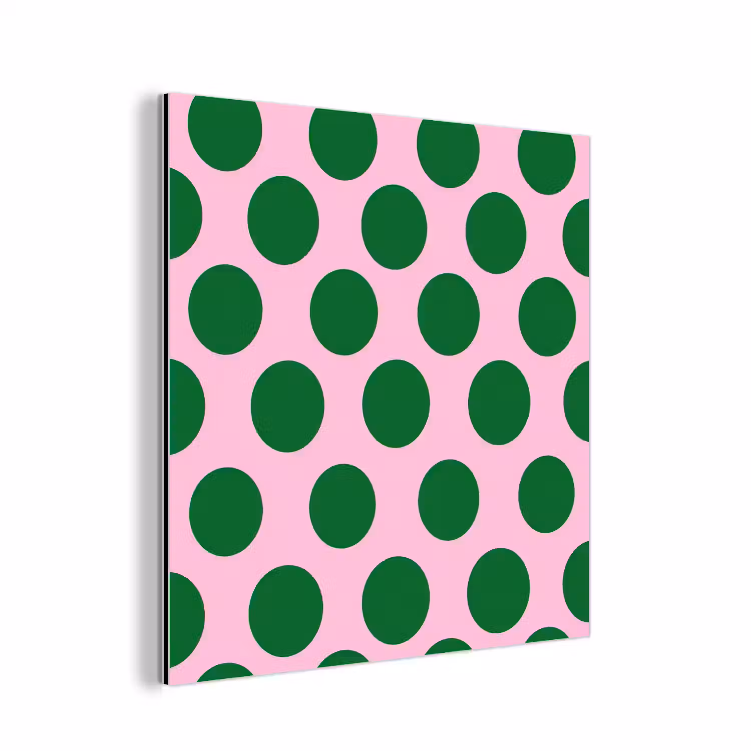 Polkadots - Patroon - Groen aluminium wit klein 46 -3d