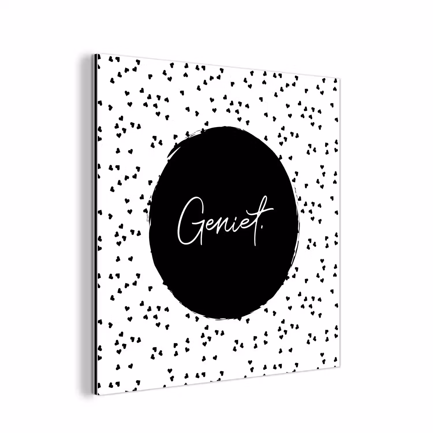 Quotes - Geniet - Zomer - Tekst aluminium wit klein -3d