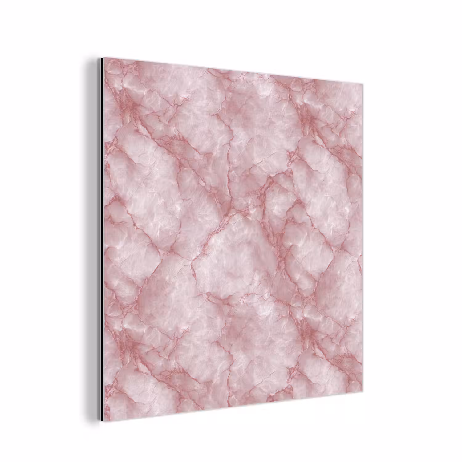 Roze - Kwartsmarmer - Aders aluminium wit klein 46 -3d
