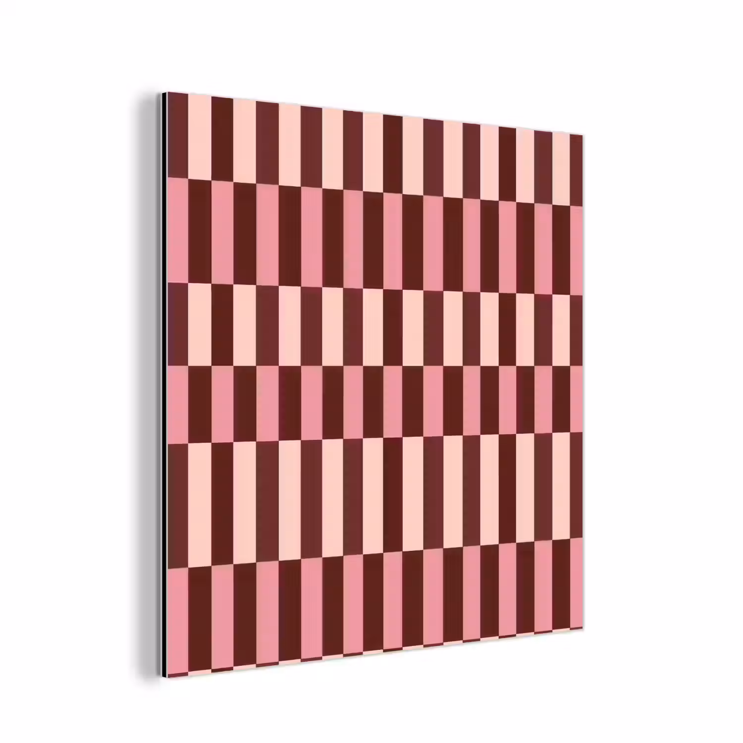 Roze - Rood - Blokjes aluminium wit klein 46 -3d