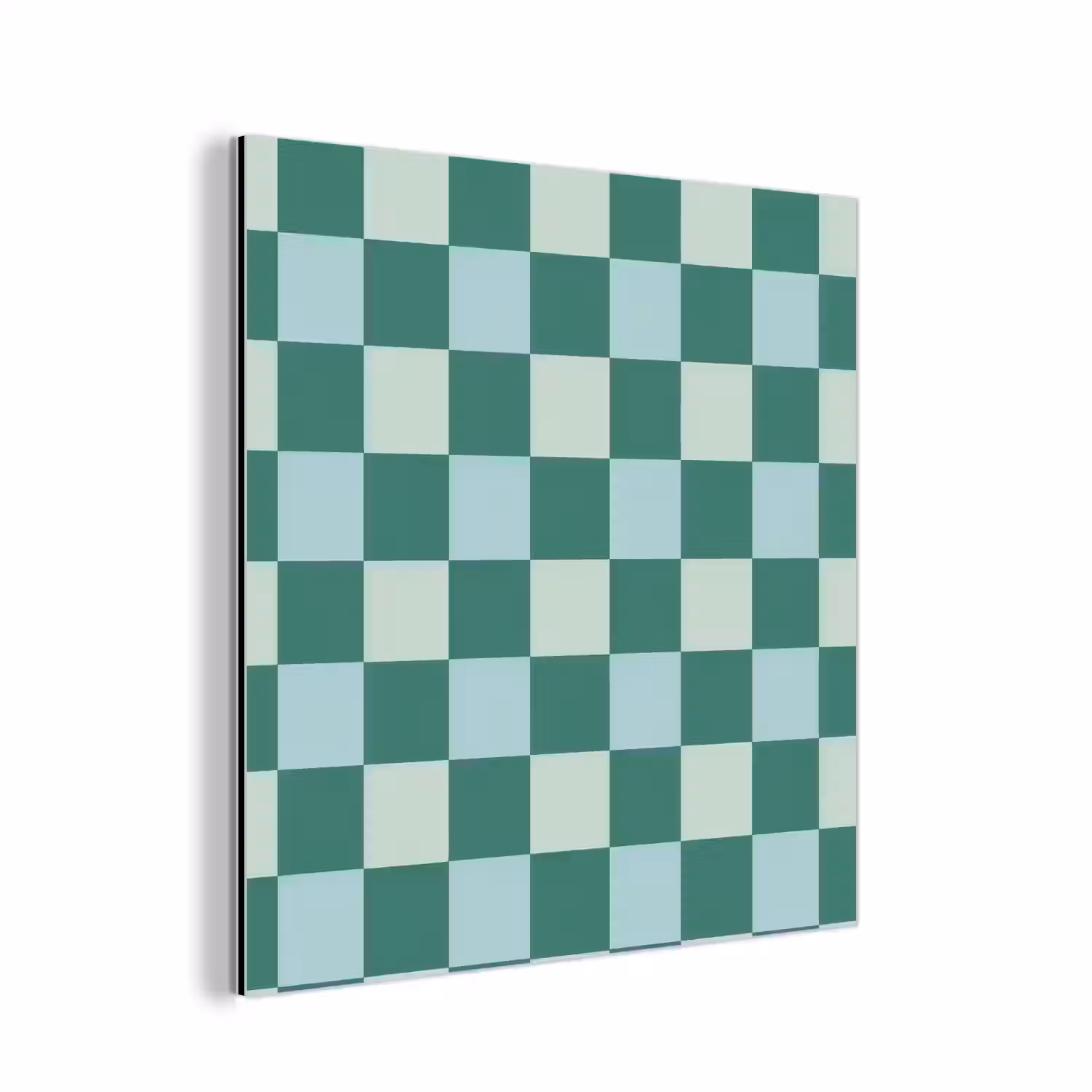Schaak - Klassiek - Groen aluminium wit klein 46 -3d