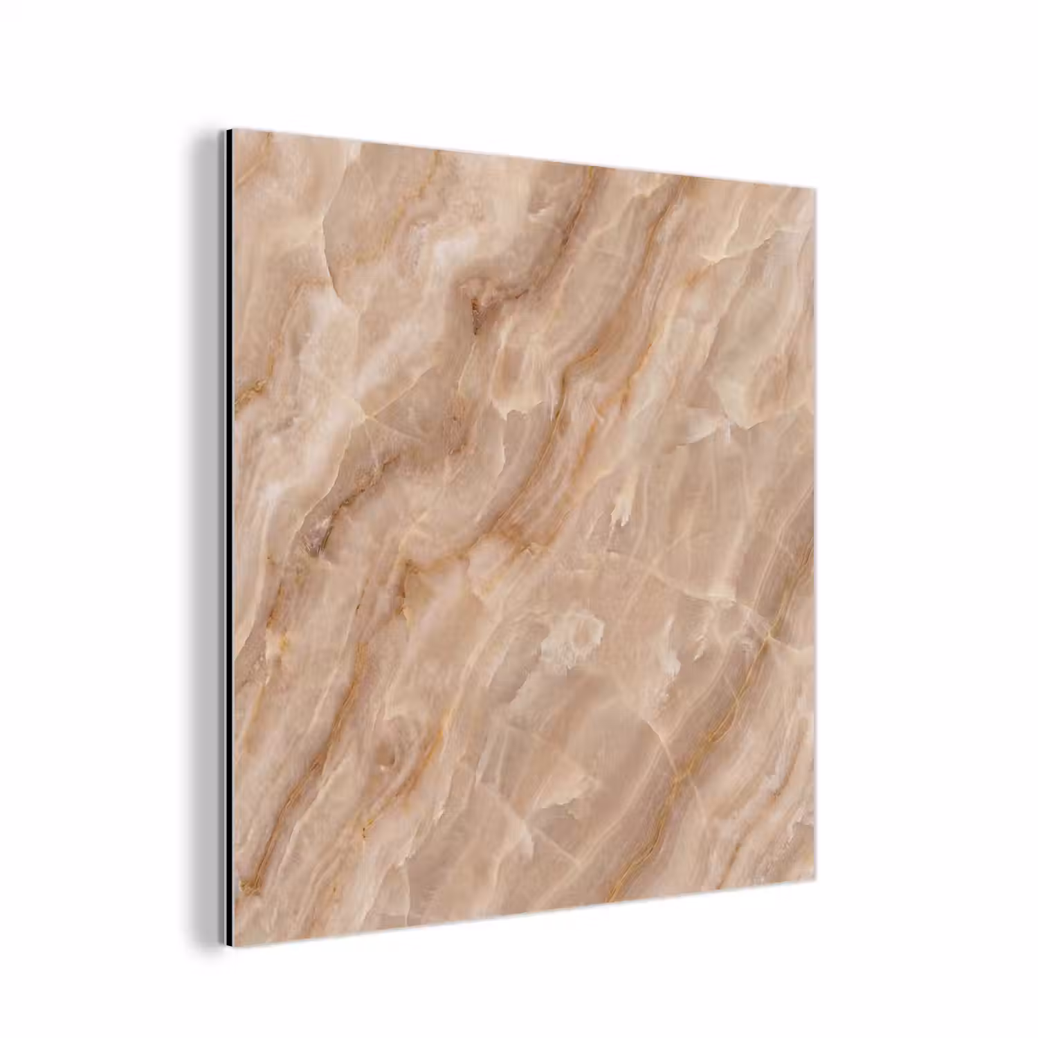 Steen - Ader - Natuur - Modern - Beige aluminium wit klein -3d