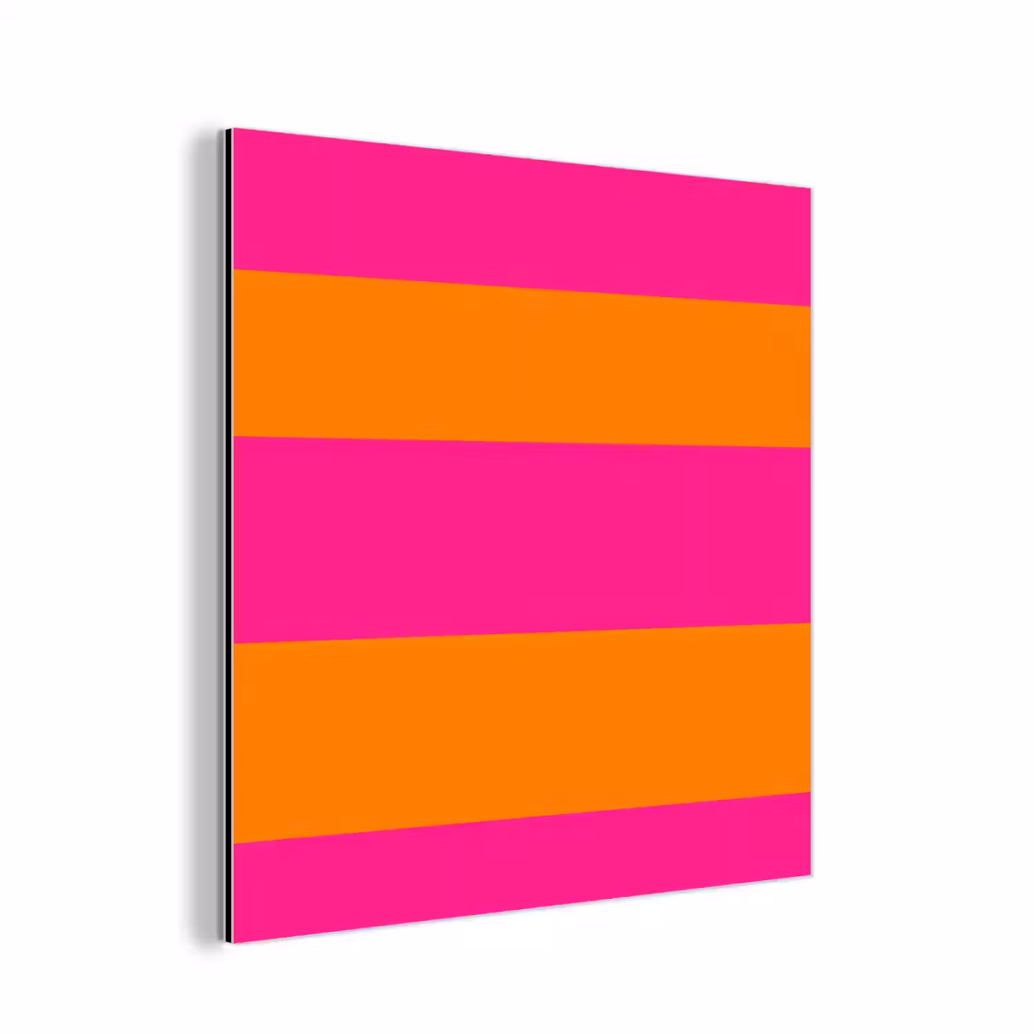 Strepen - Horizontaal - Roze aluminium wit klein 46 -3d