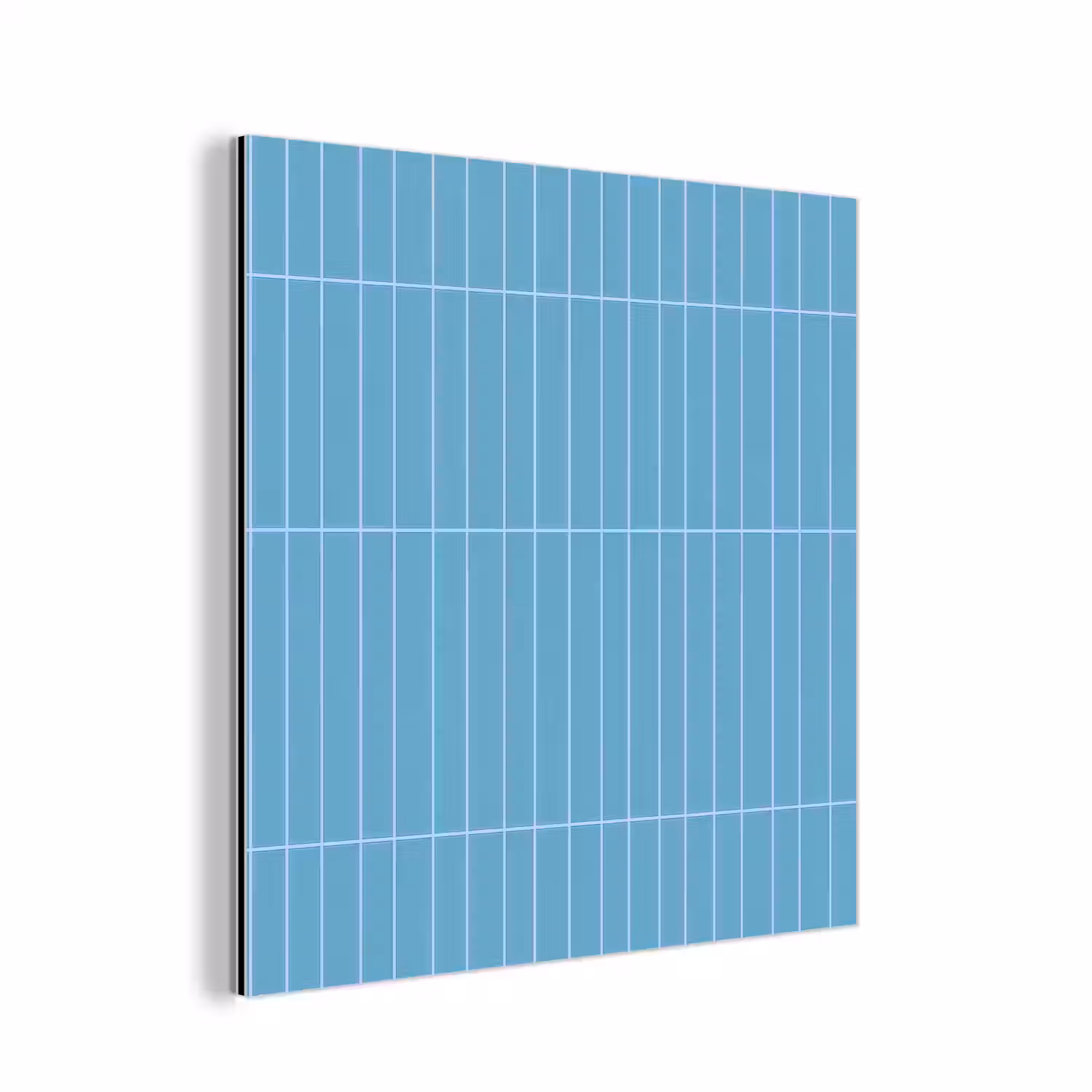 Tegel - Langwerpig - Patroon - Blauw aluminium wit klein 46 -3d