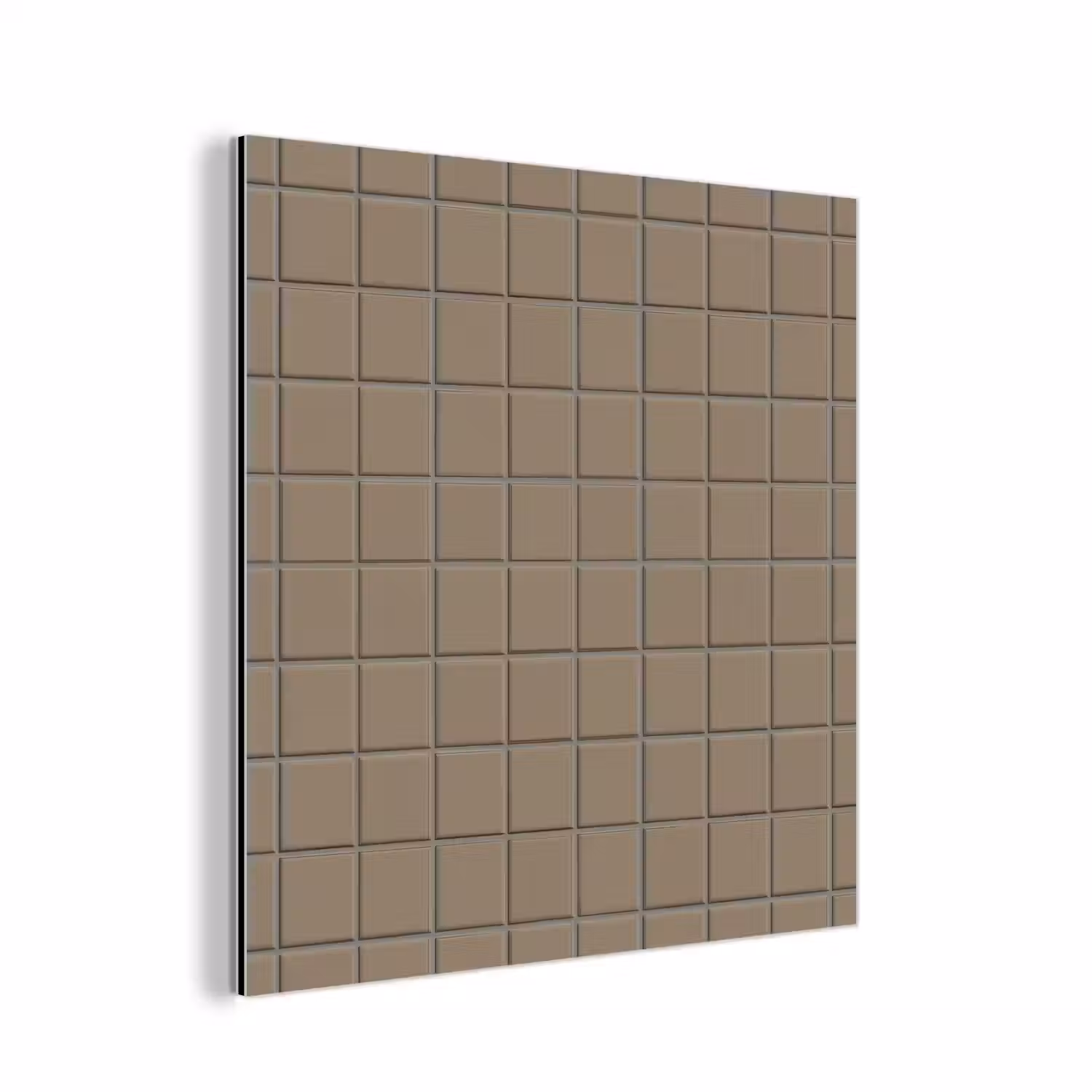 Tegel - Patroon - Taupe aluminium wit klein 46 -3d