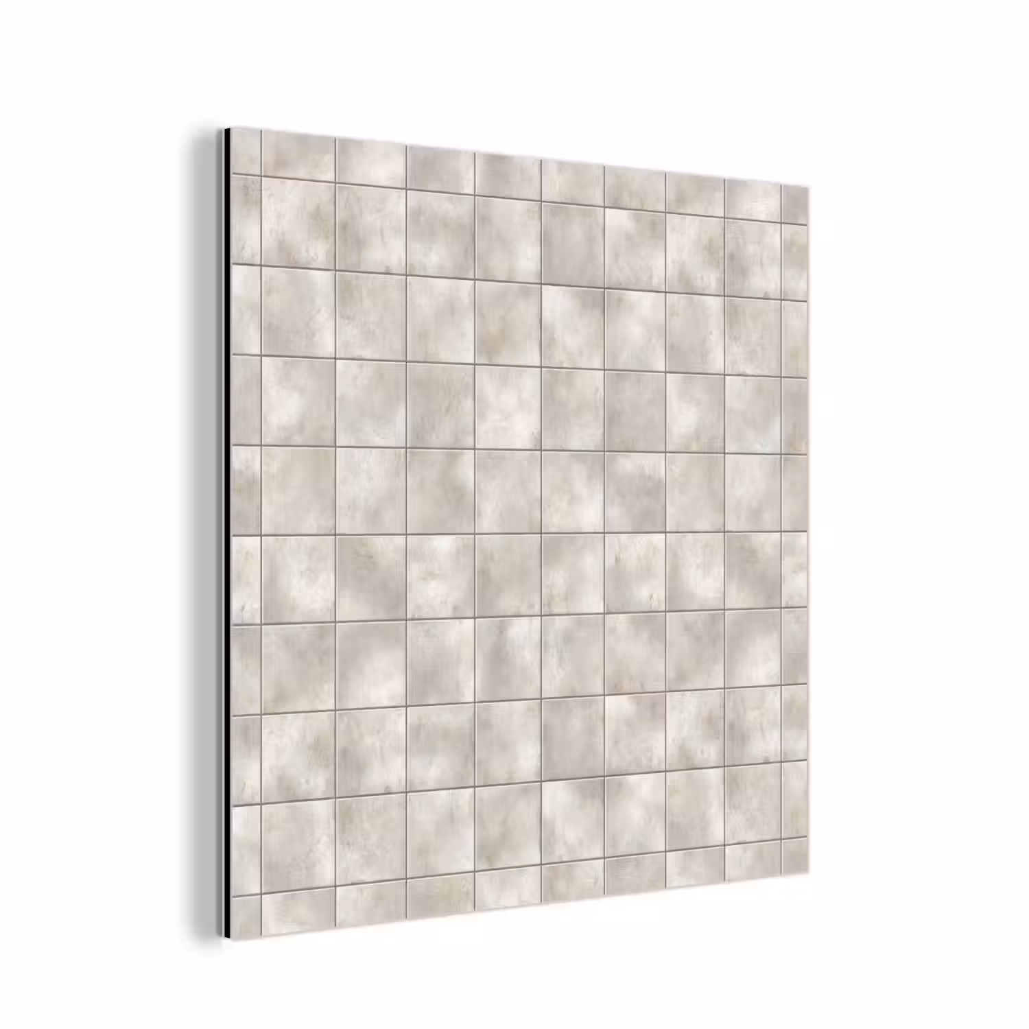 Tegels - Natuurlijk - Grijs aluminium wit klein 46 -3d