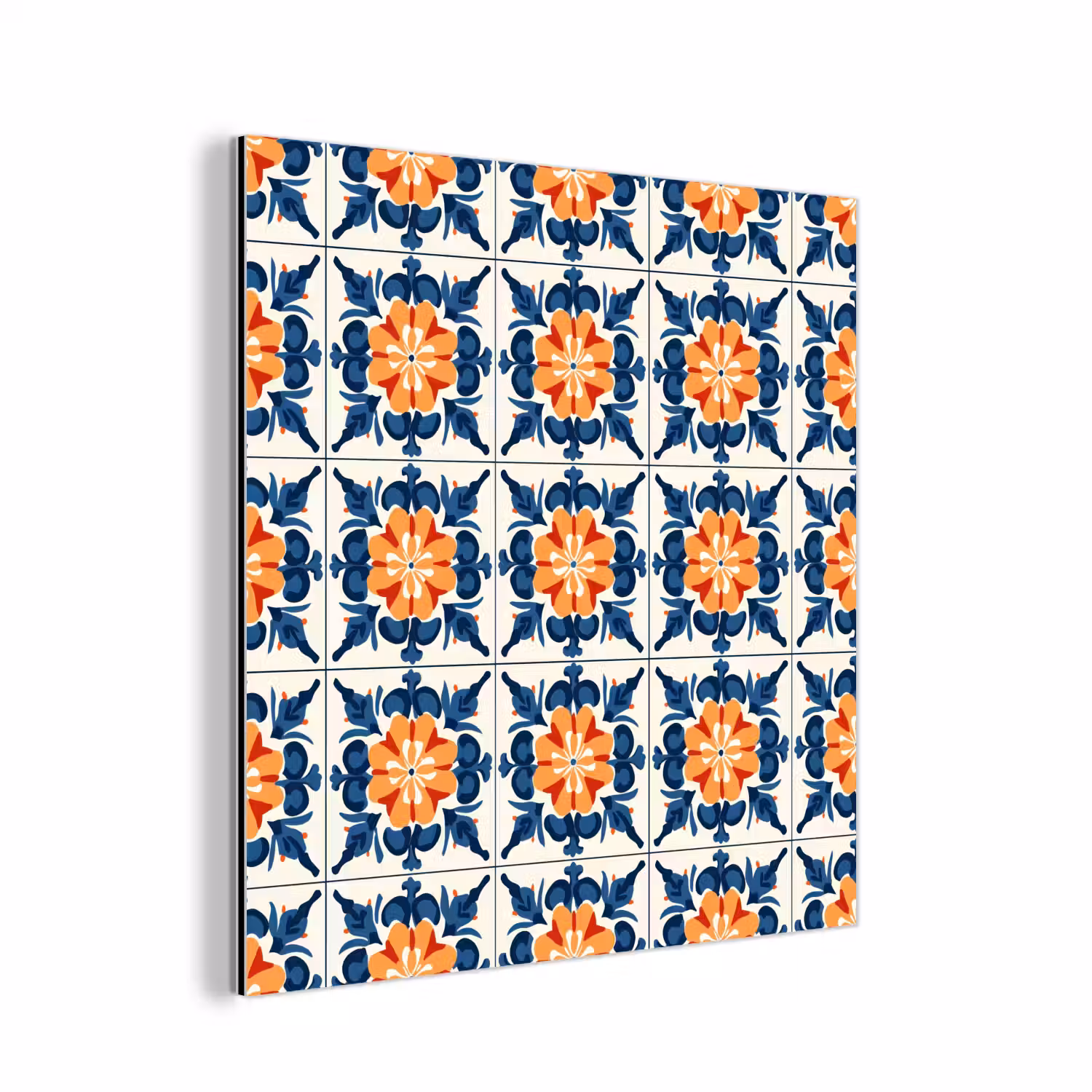 Traditioneel - Tegel - Oranje aluminium wit klein 46 -3d