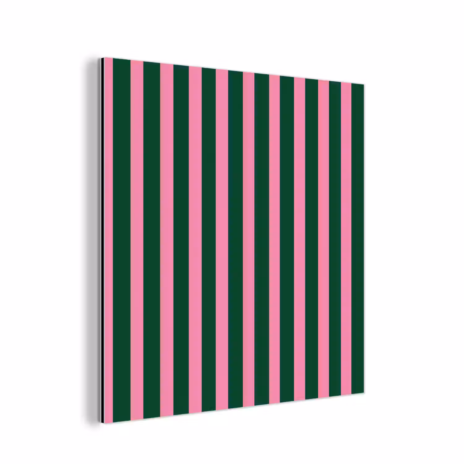 Verticale strepen - Groen - Roze aluminium wit klein 46 -3d