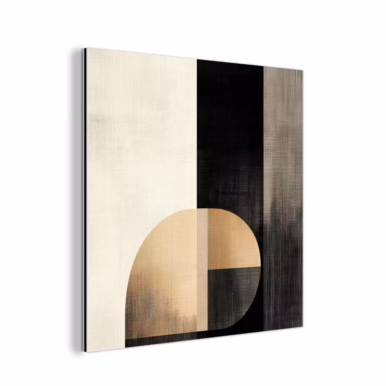 Vormen - Modern - Zwart aluminium wit klein -3d