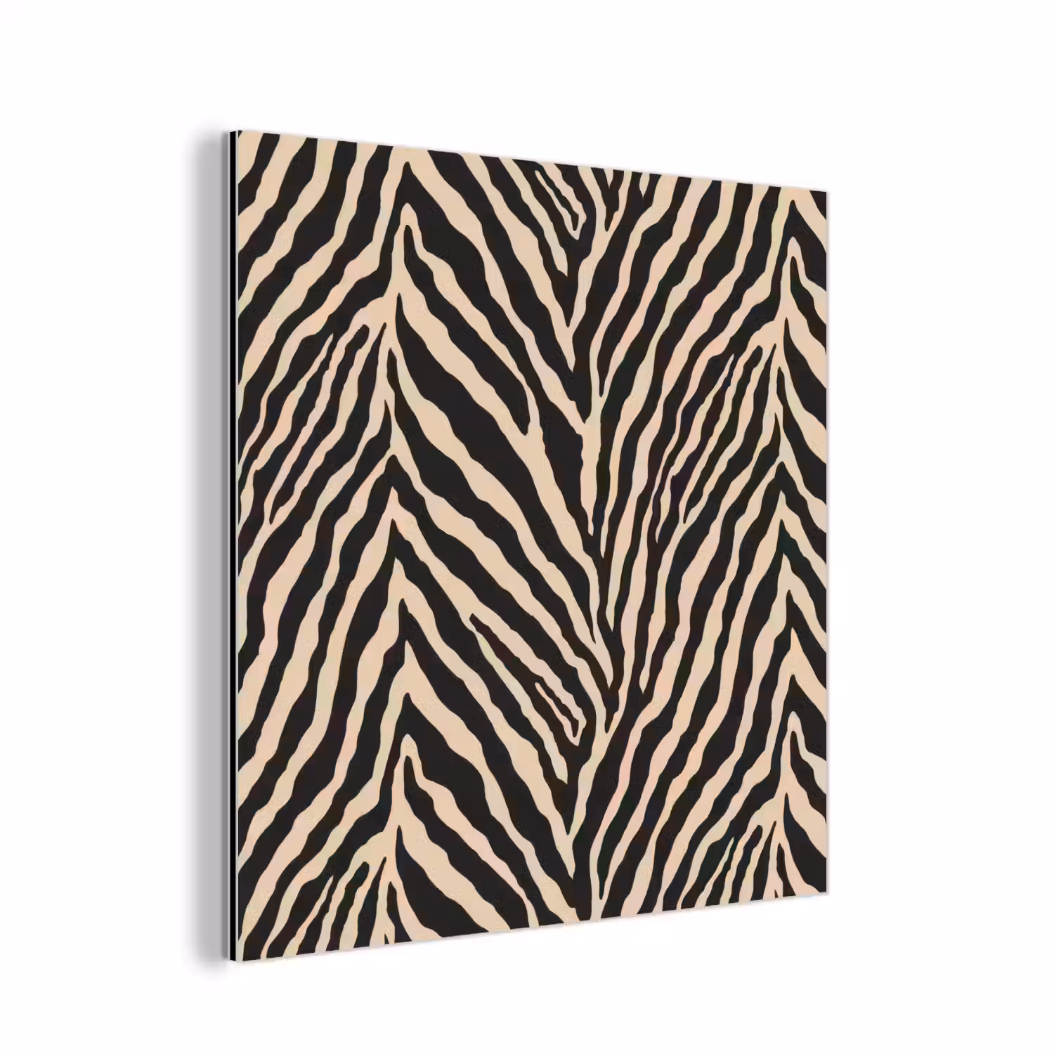 Zebra - Klassiek - Zwart aluminium wit klein 46 -3d