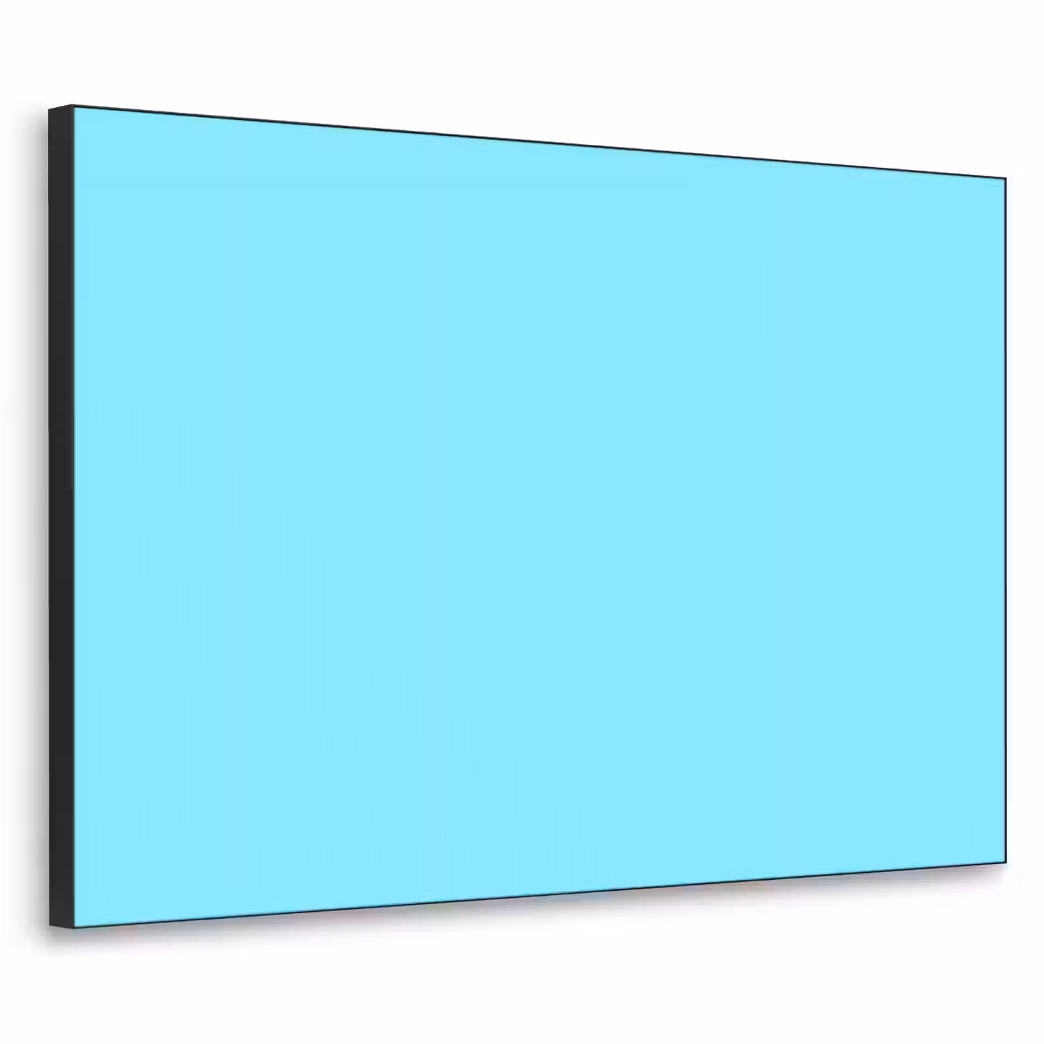 Electric - Cyan - Blauw Textielframe zwart klein 947 -3d