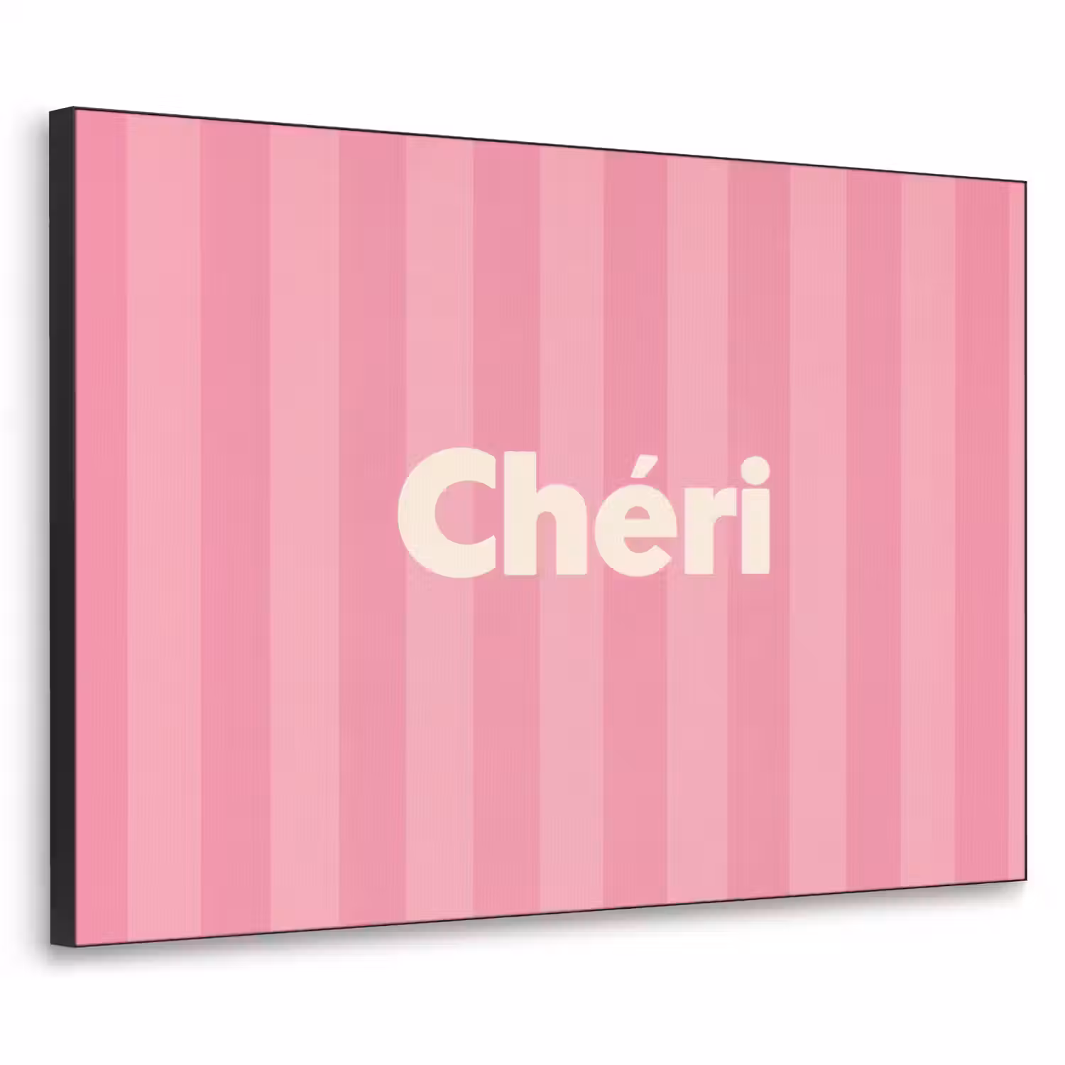 Gestreept - Roze - Chéri Textielframe - compleet frame klein -3d