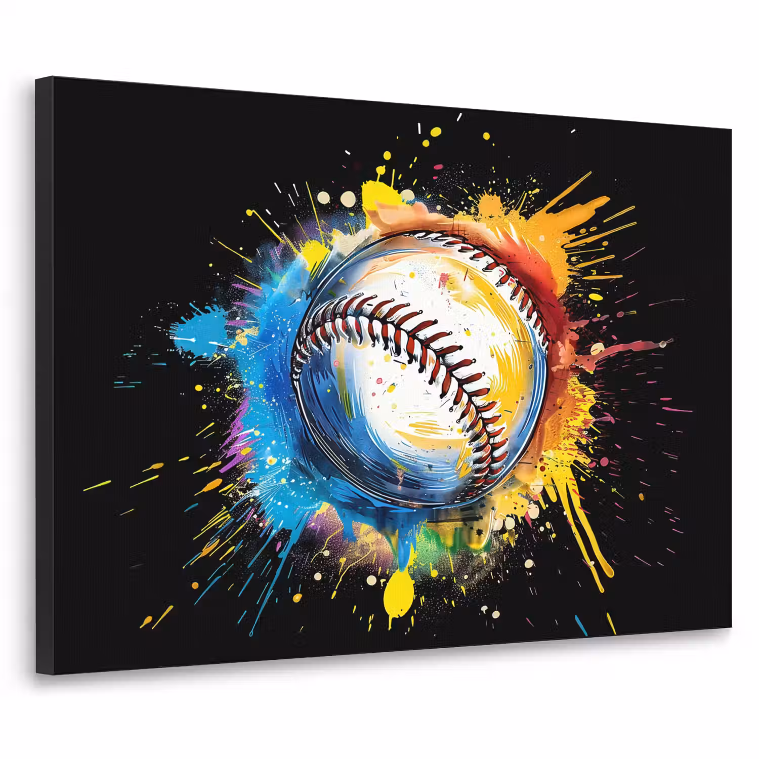 Graffiti - Sport - Baseball - Honkbal Textielframe - compleet frame klein -3d
