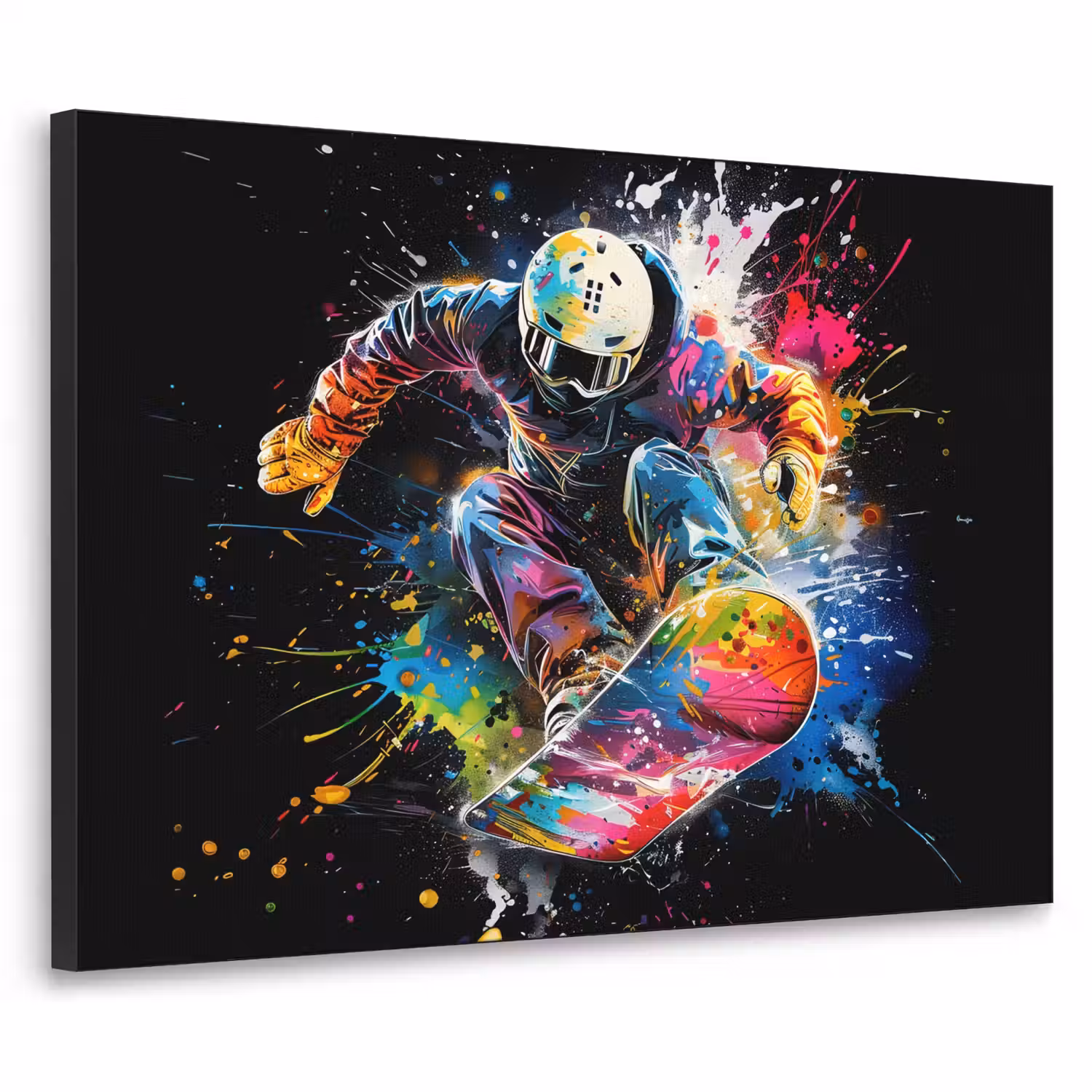 Graffiti - Sport - Snowboarden - Wintersport Textielframe - compleet frame klein -3d