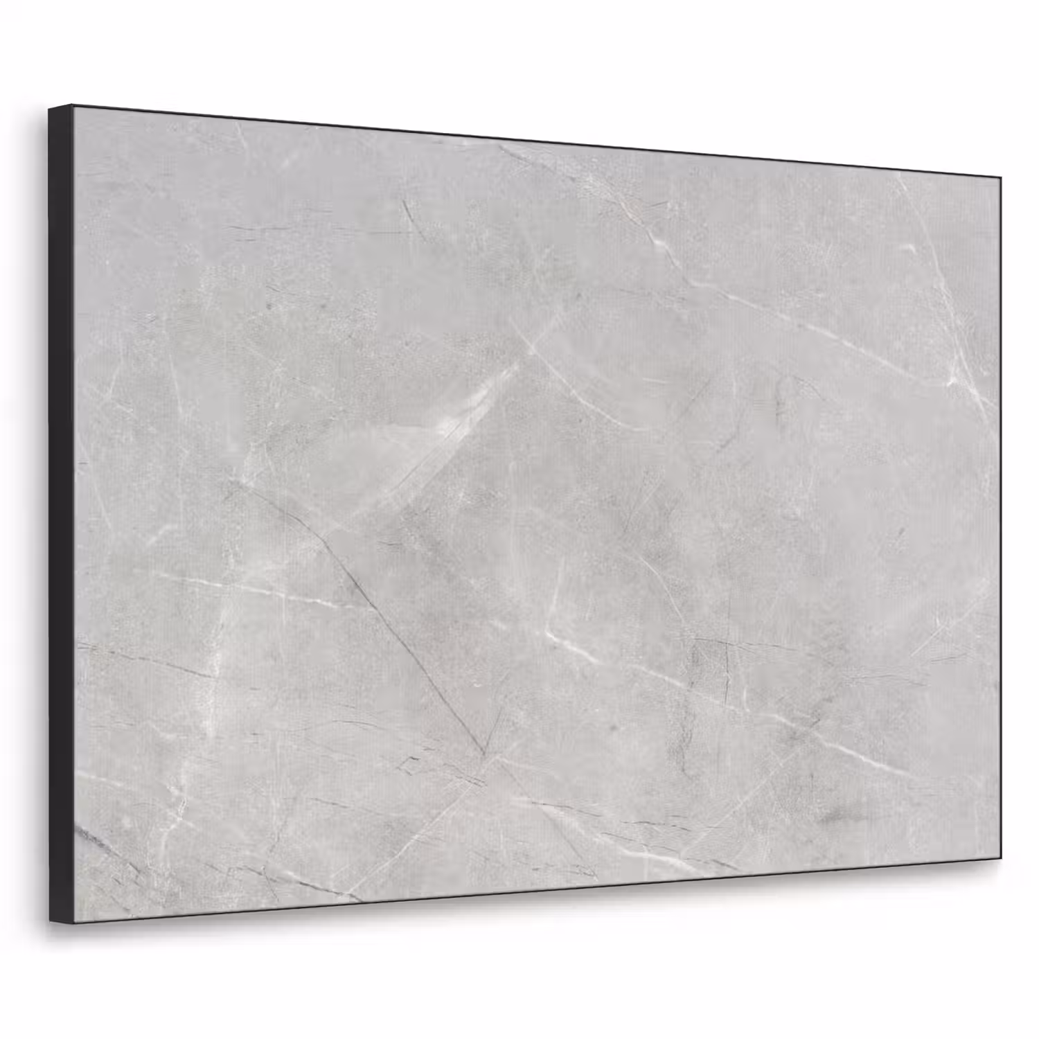 Grijs - Beton - Industrieel Textielframe zwart klein -3d