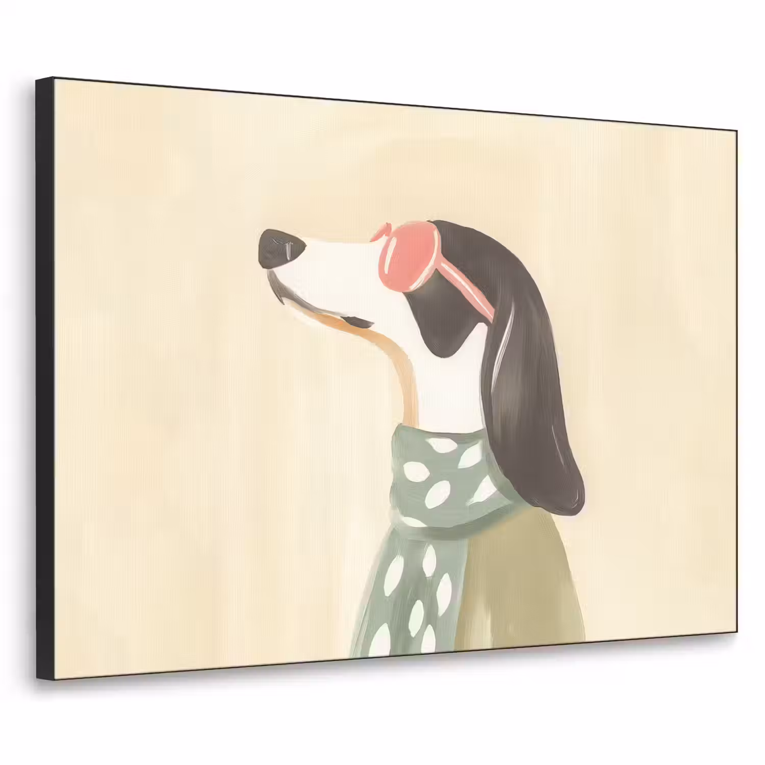 Hond - Zonnebril - Sjaal Textielframe - compleet frame klein -3d