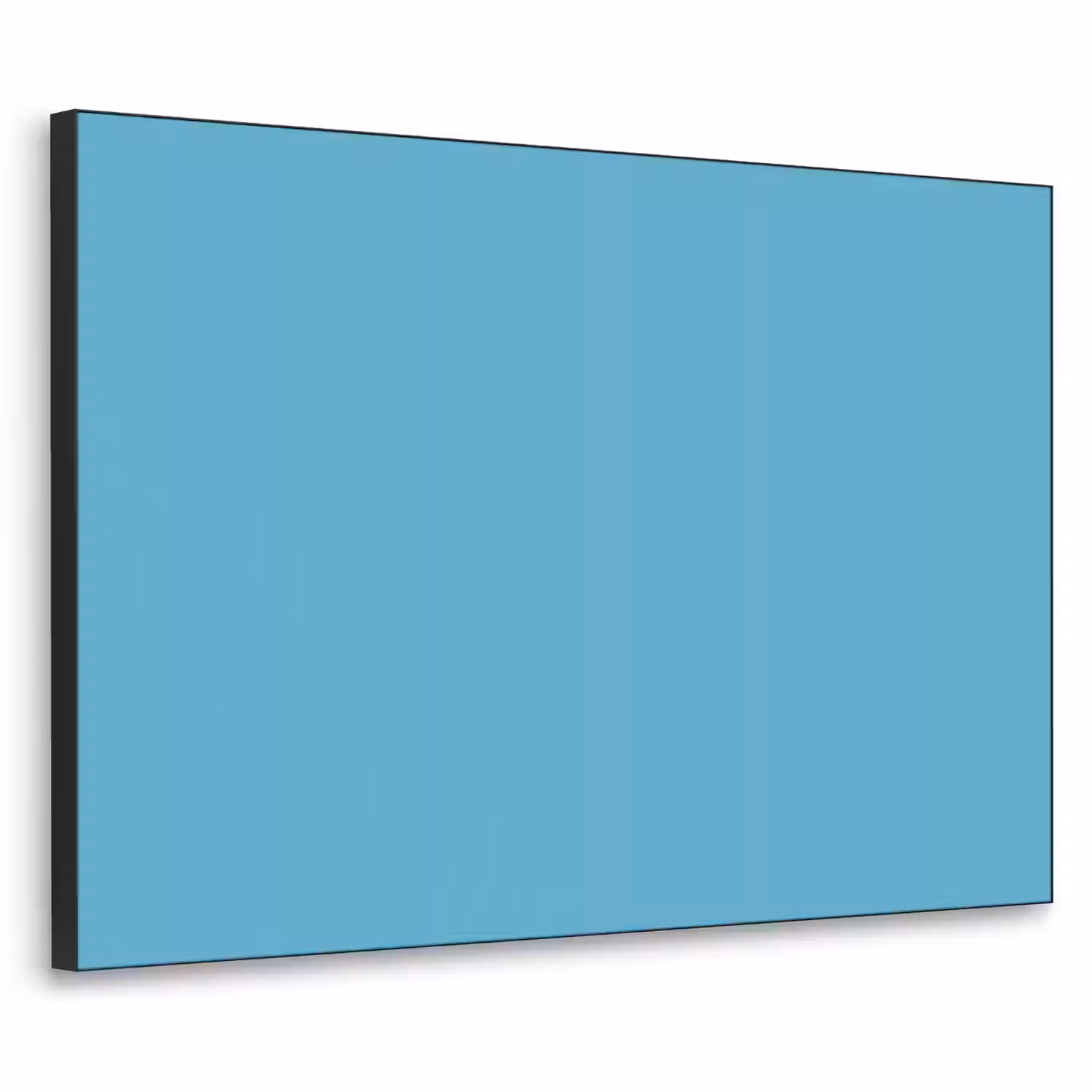 Ocean - Teal - Blauw Textielframe zwart klein 947 -3d