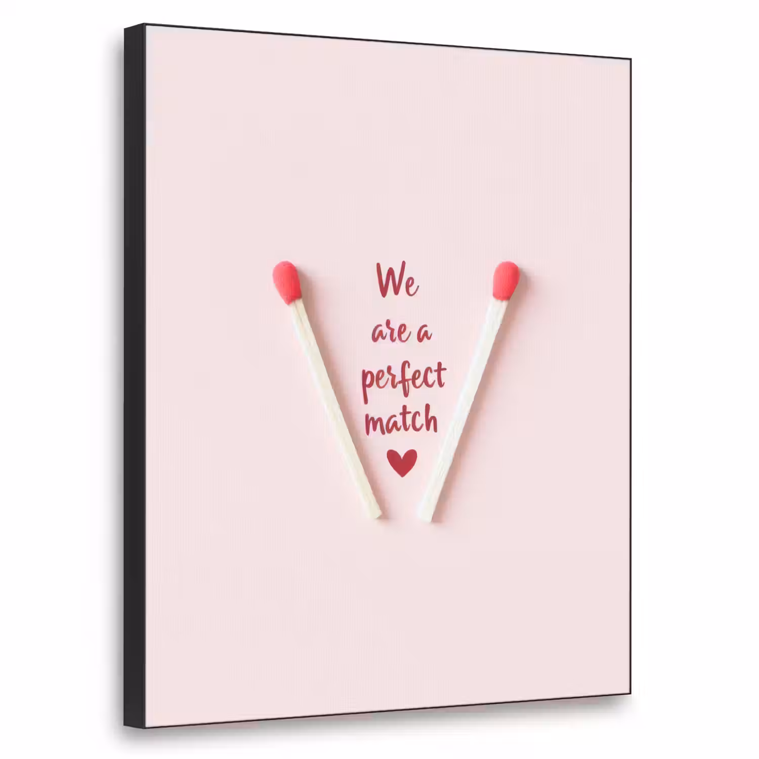 Perfect - Minimalistisch - Valentijn Textielframe - compleet frame klein -3d