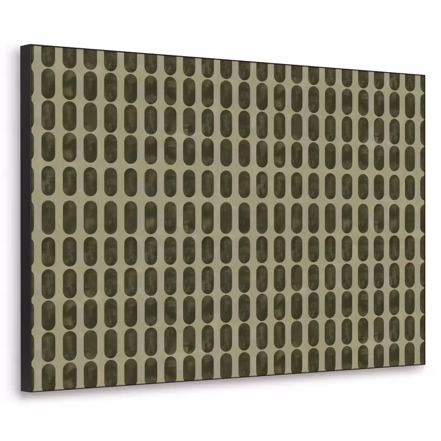 Ritmisch - Effect - Groen Textielframe zwart klein 947 -3d