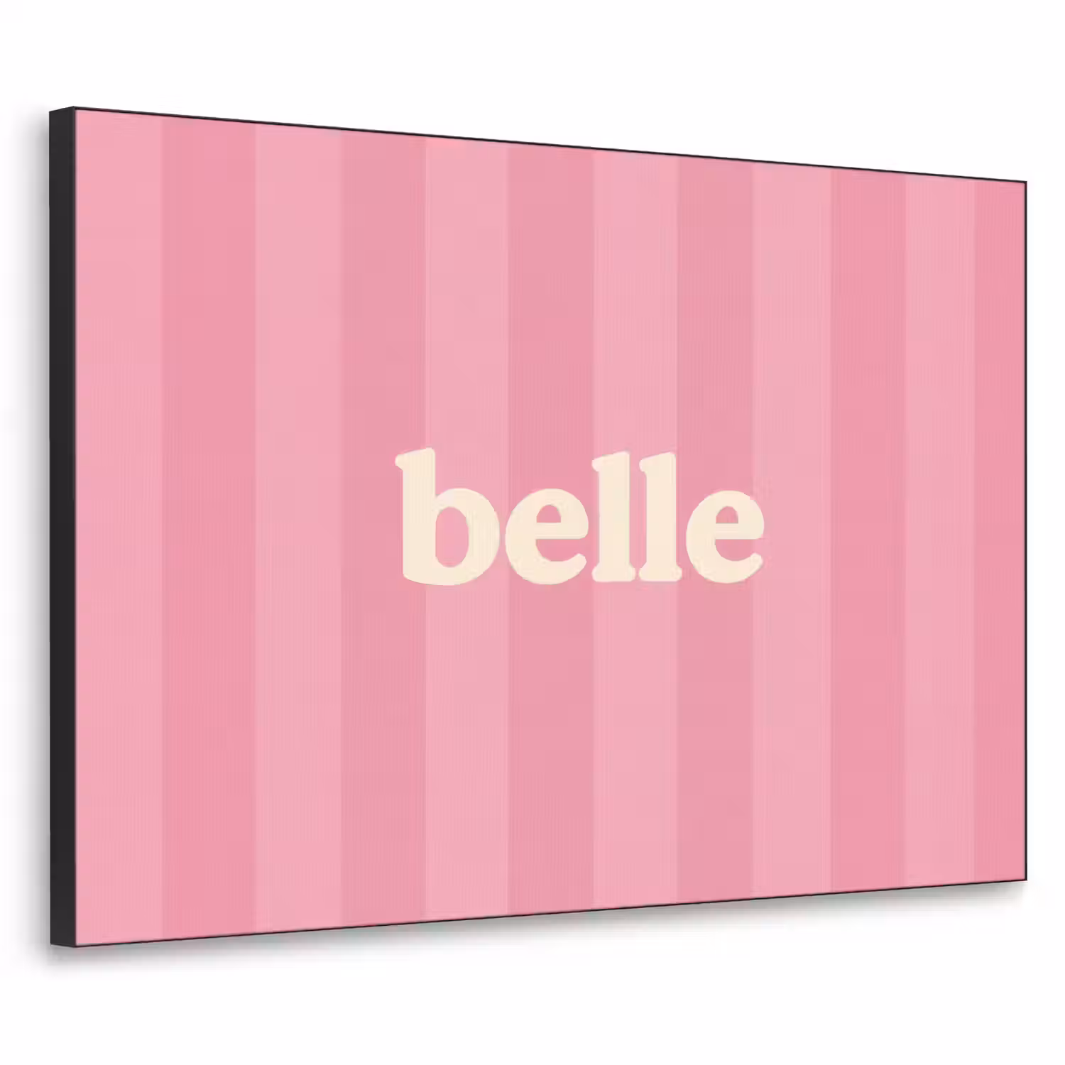 Roze - Gestreept - Belle Textielframe - compleet frame klein -3d