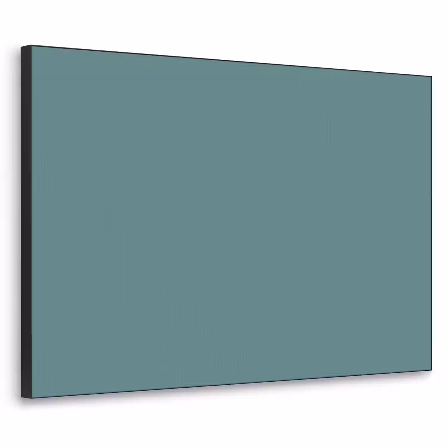 Serene - Teal - Blauw Textielframe zwart klein 947 -3d