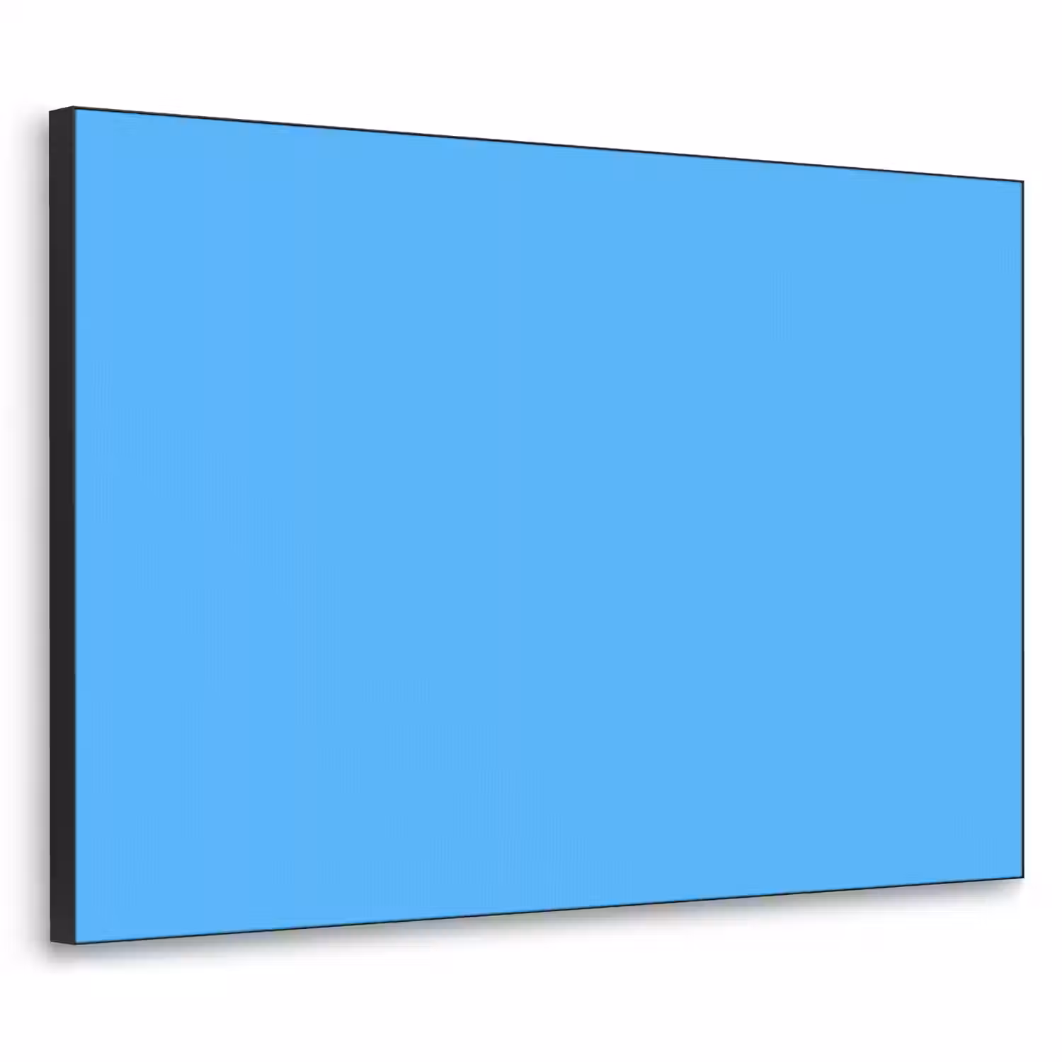 Sky - Blue - Blauw Textielframe zwart klein 947 -3d