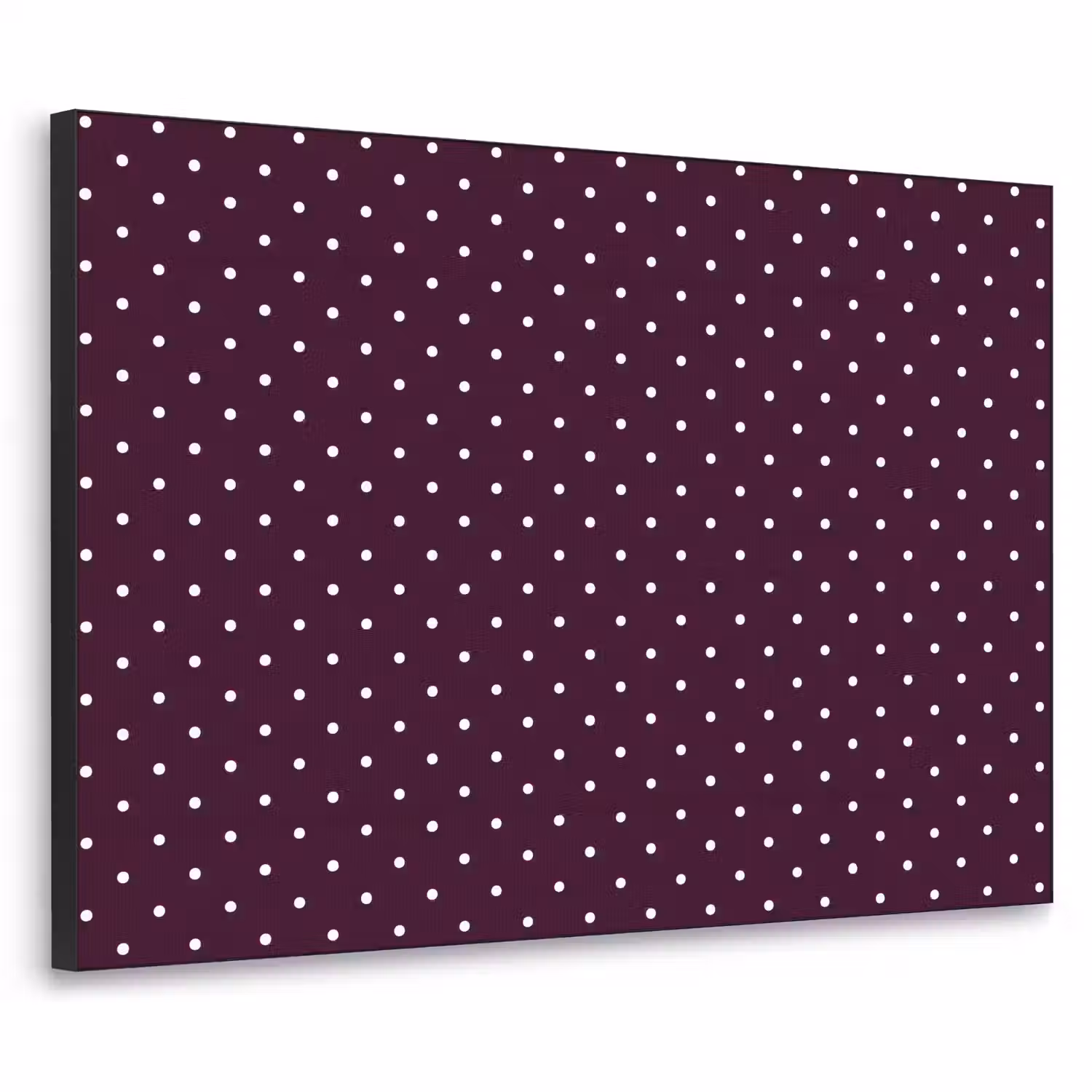 Stippen - Modern - Paars Textielframe zwart klein 947 -3d