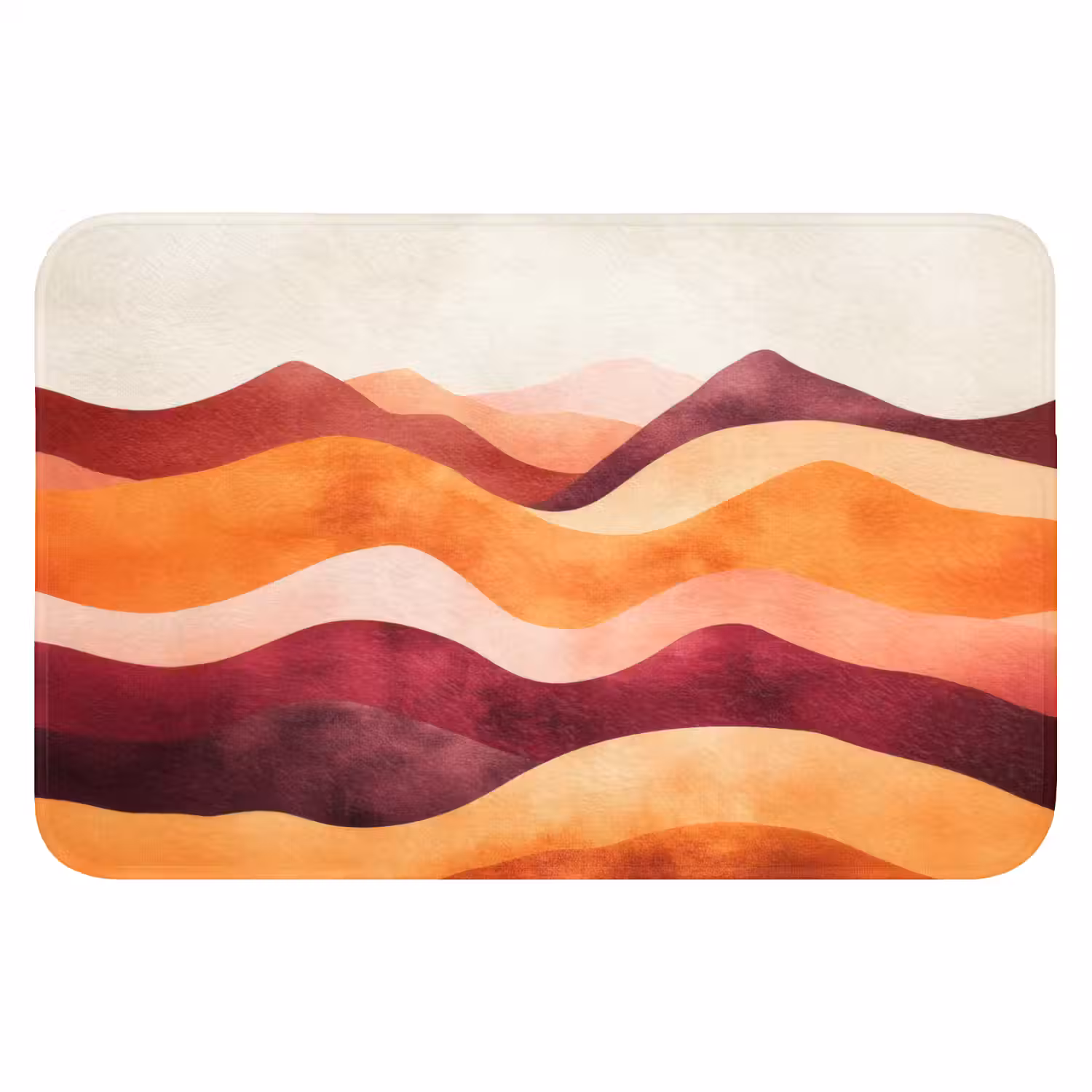 Abstract - Landschap - Golven Badmat klein -3d