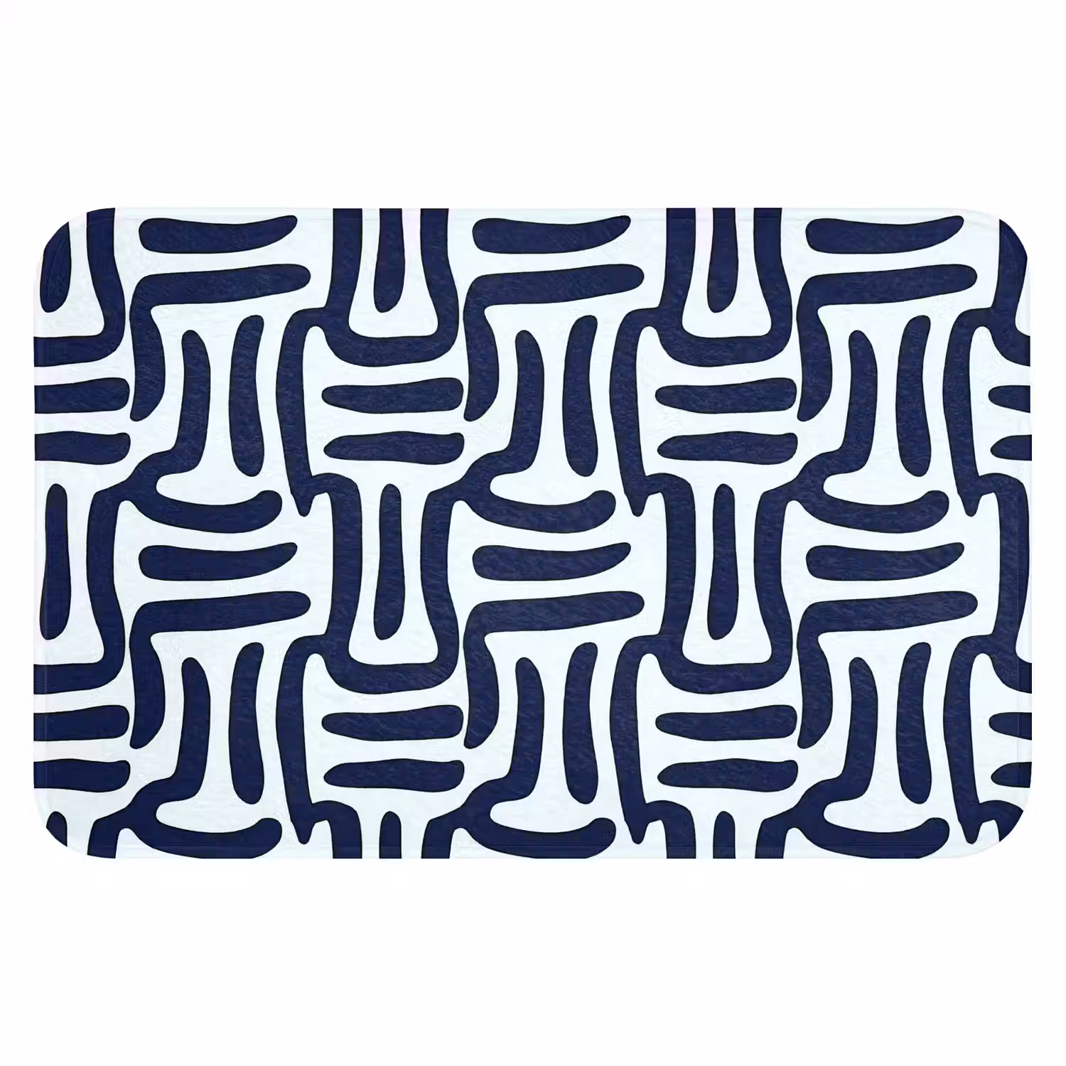 Abstract - Modern - Blauw Badmat klein 997 -3d