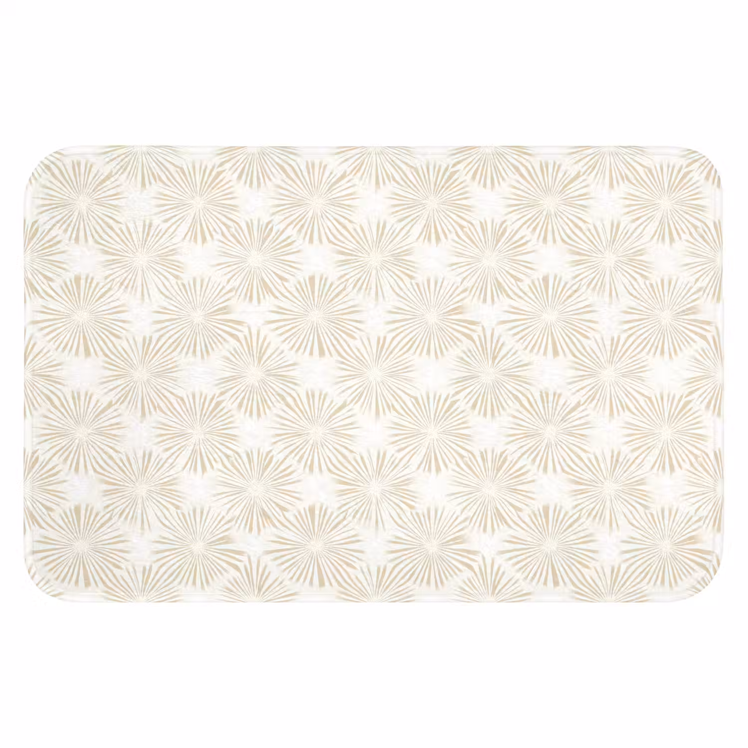 Abstract - Motief - Beige Badmat klein 997 -3d