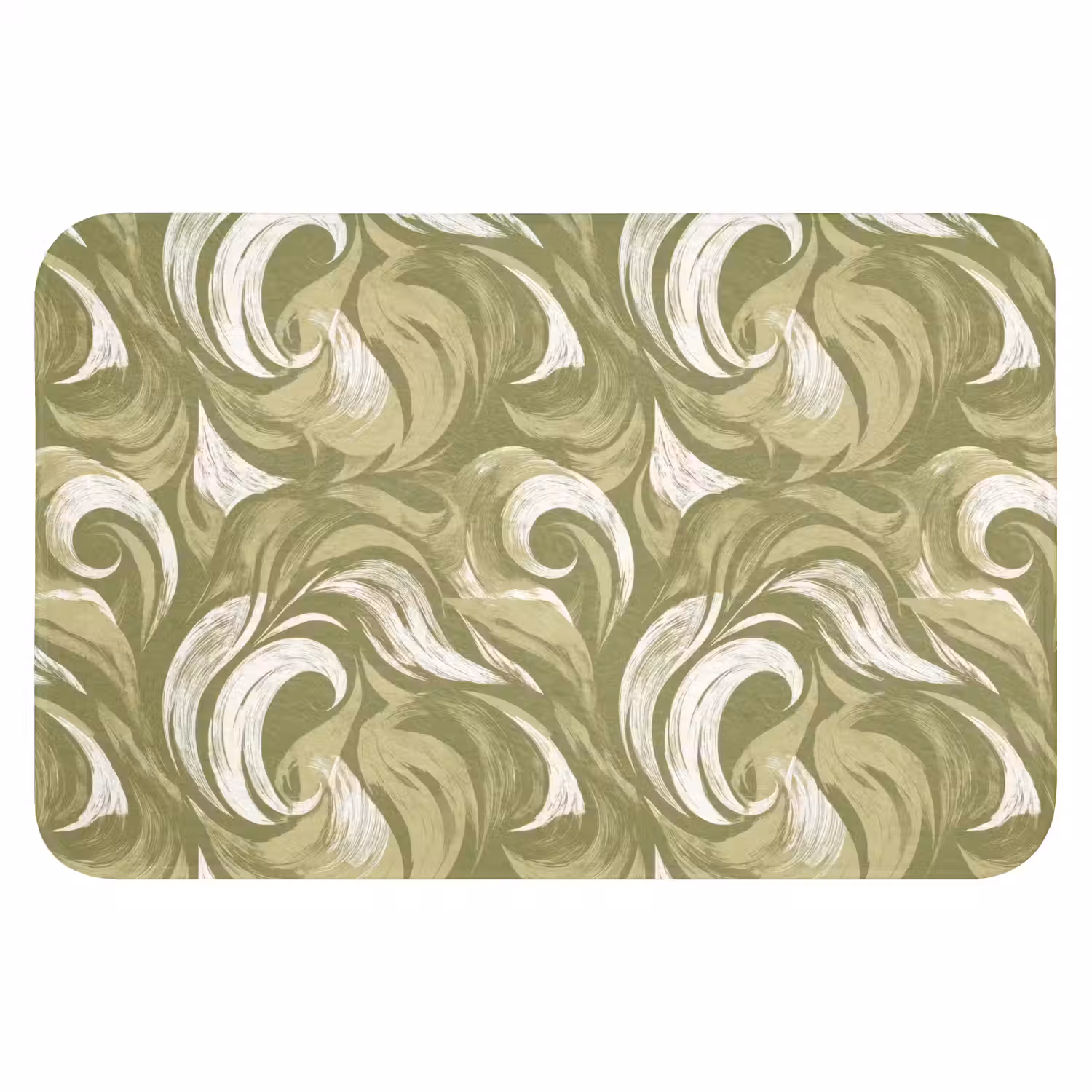 Abstract - Textuur - Groen Badmat klein 997 -3d