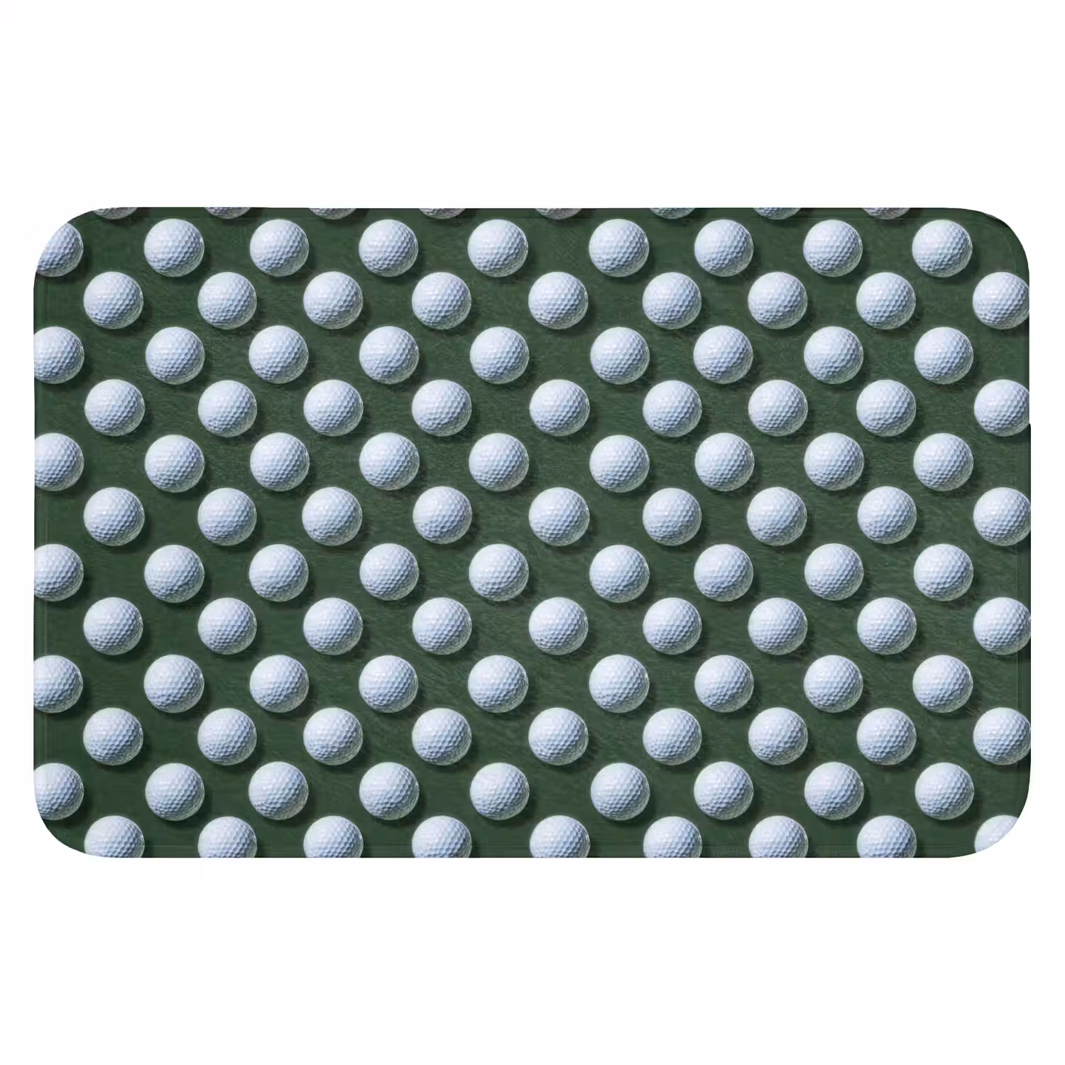 Ballen - Golf - Groen Badmat klein 997 -3d
