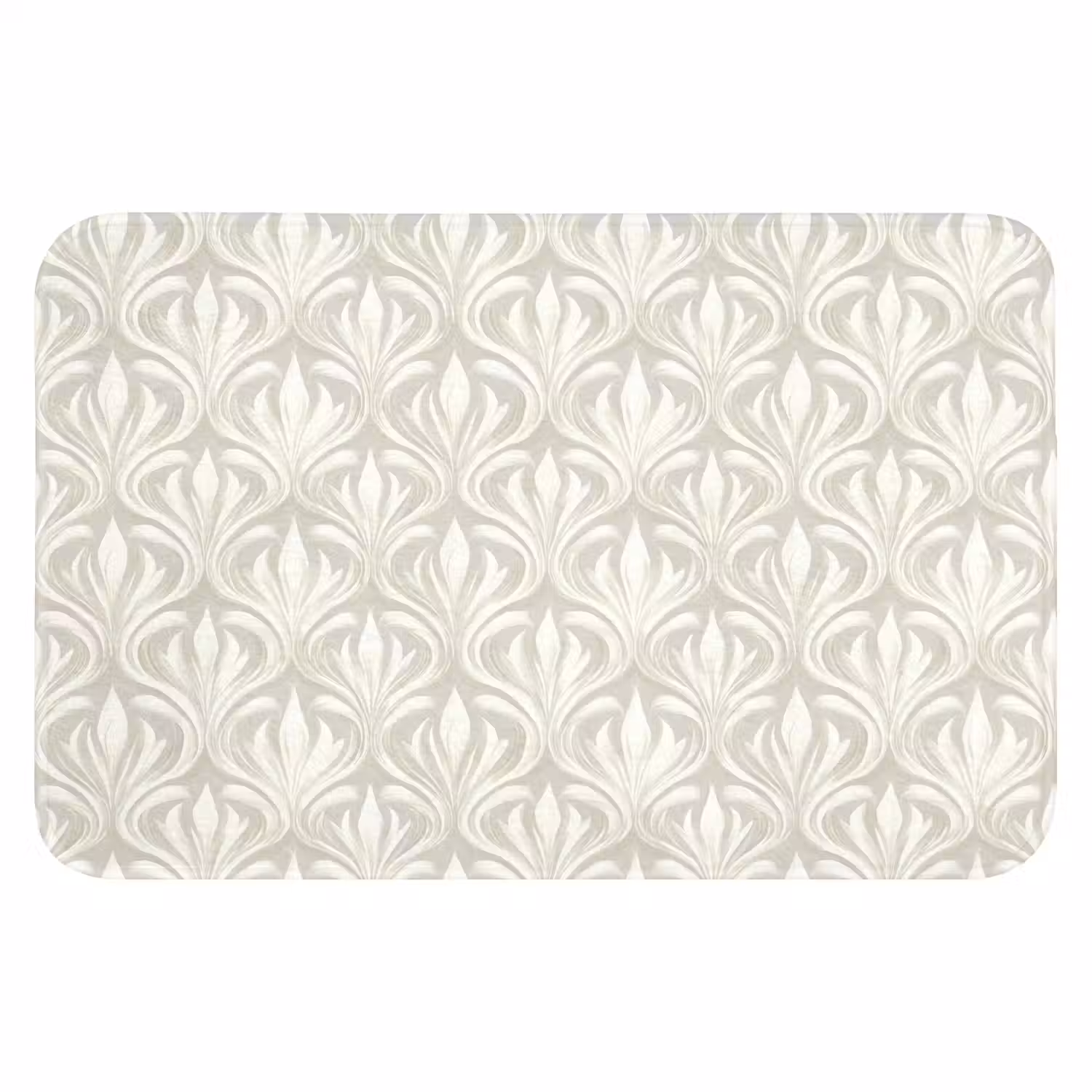 Barok - Patroon - Beige Badmat klein 997 -3d