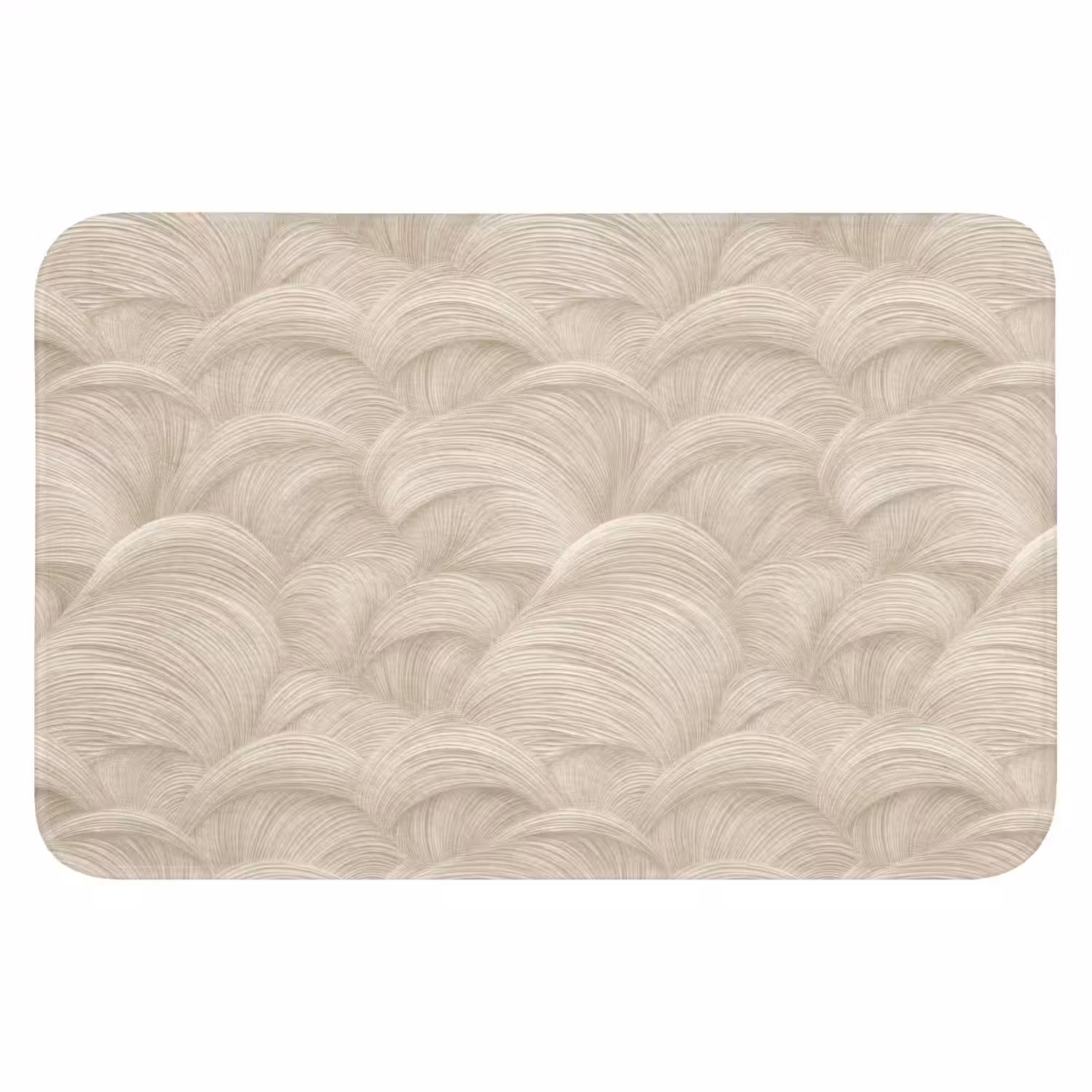 Bogen - Patroon - Beige Badmat klein 997 -3d