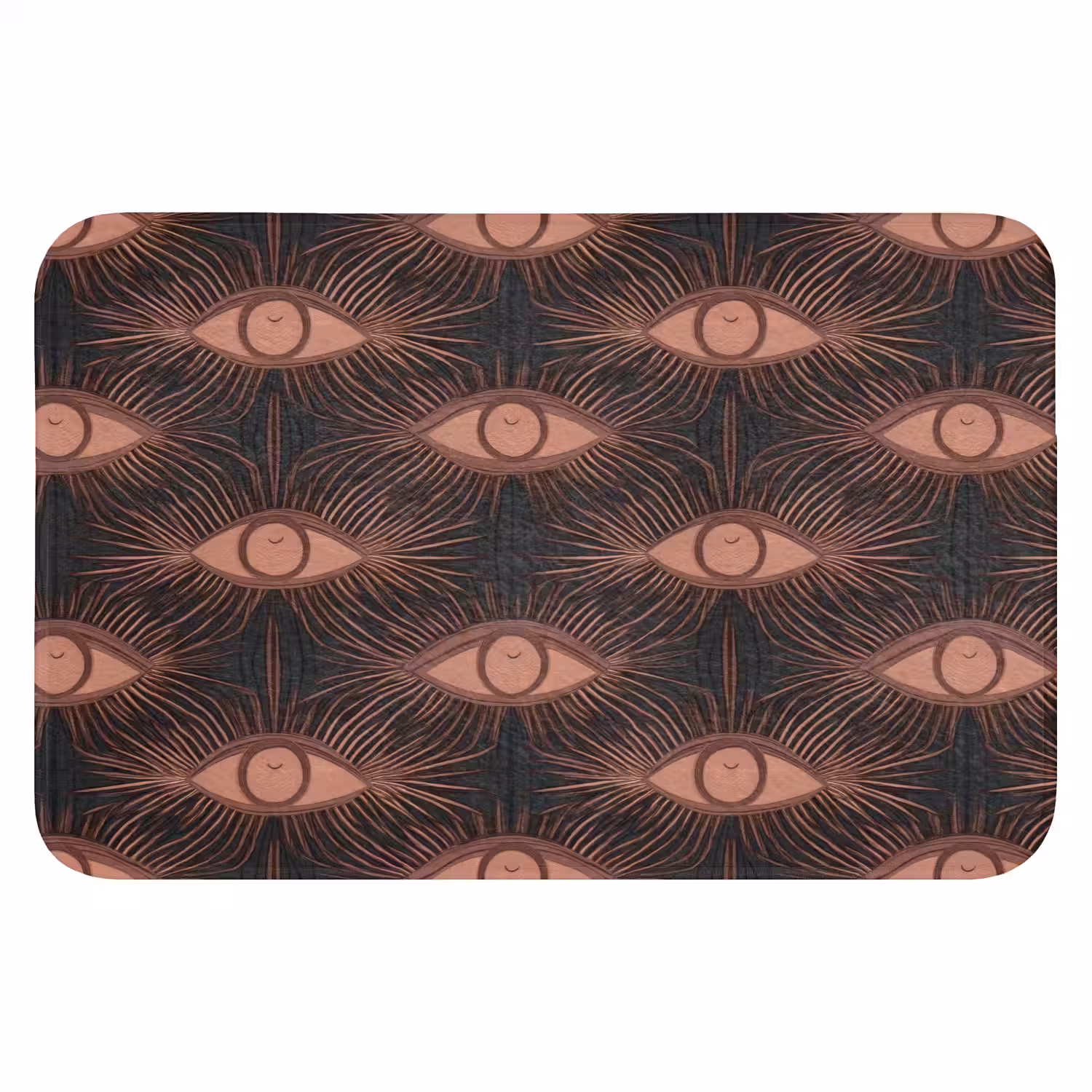 Boheems - Oog - Bruin Badmat klein 997 -3d