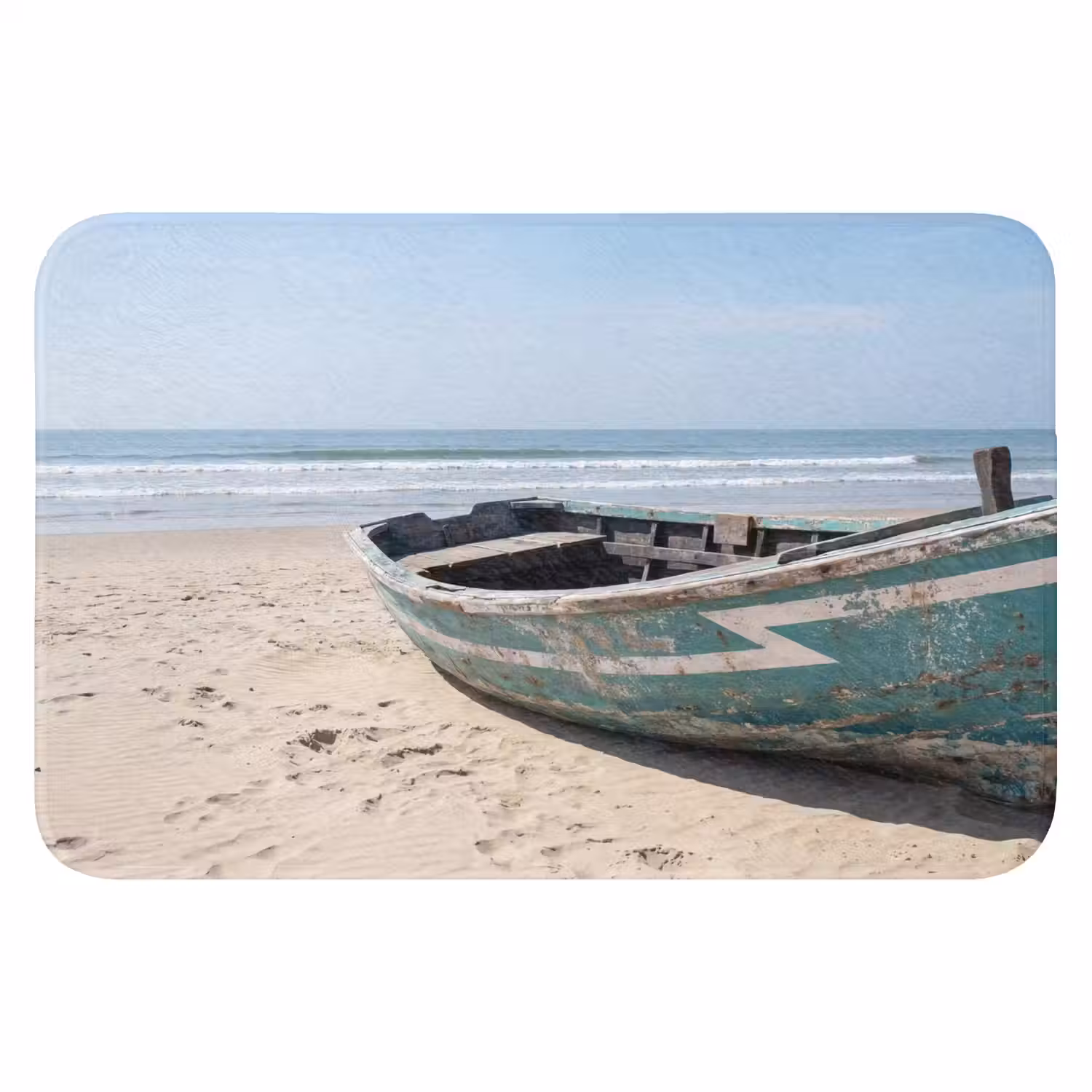 Boot - Zandstrand - Zee Badmat klein -3d