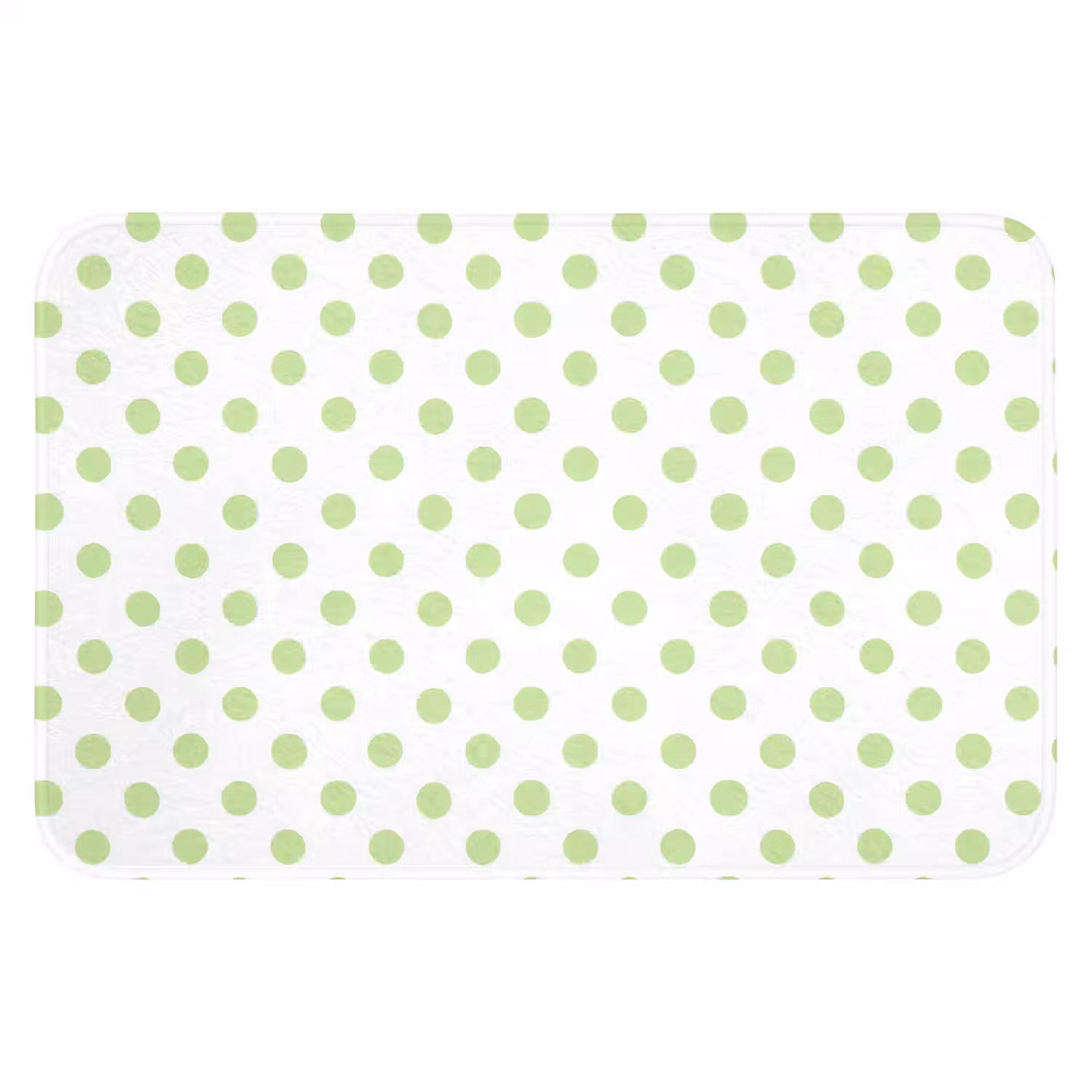 Dots - Klassiek - Groen Badmat klein 997 -3d