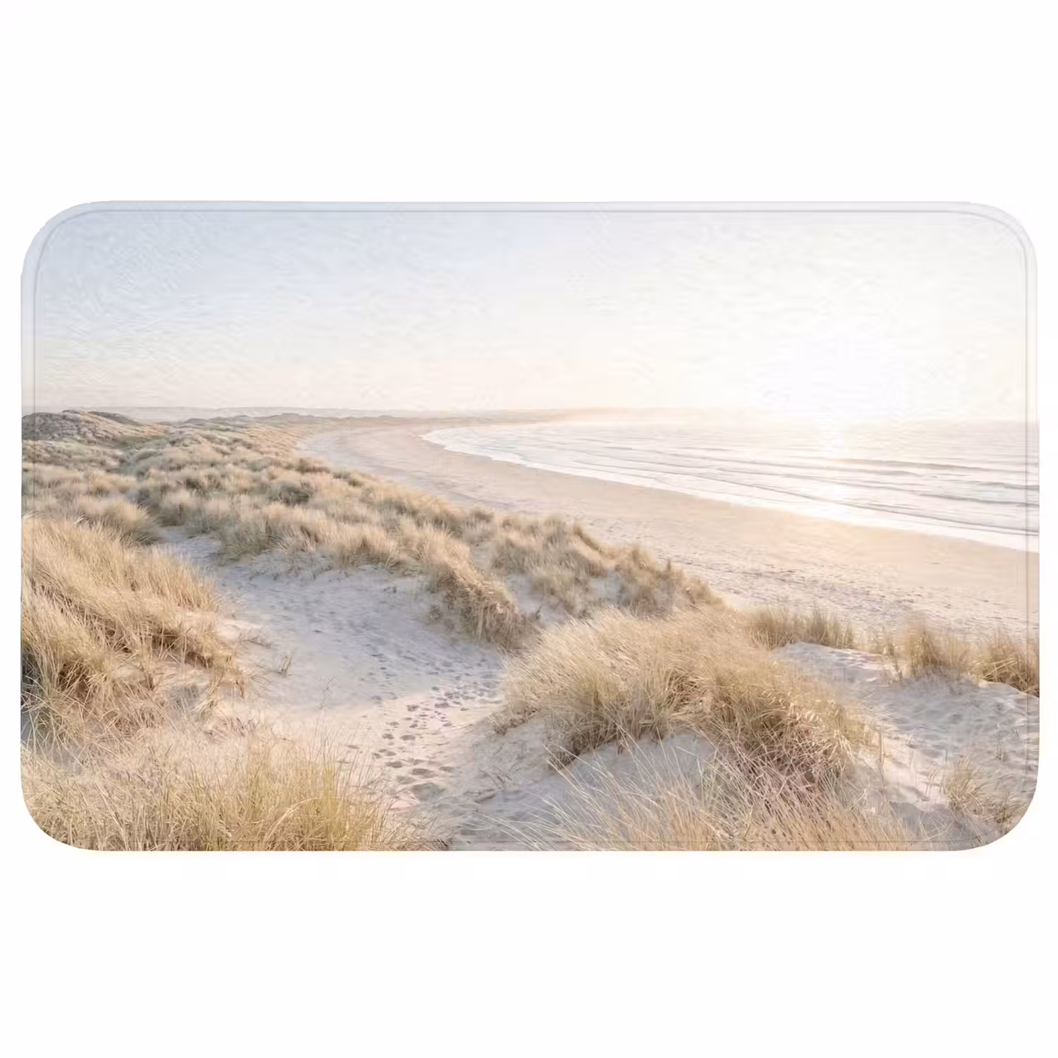 Duinen - Strand - Beige Badmat klein -3d