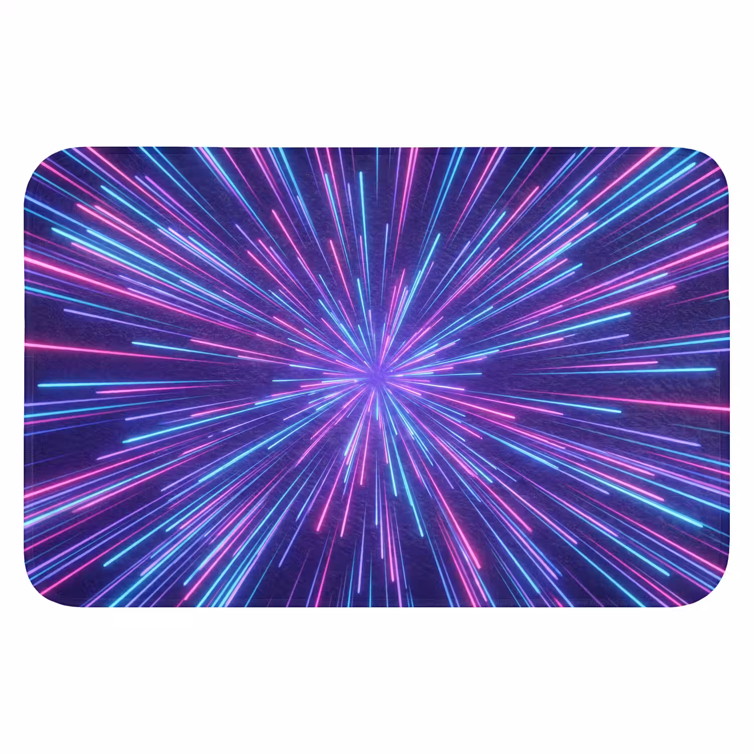 Dynamisch - Ruimte - Kleurrijk Badmat klein -3d