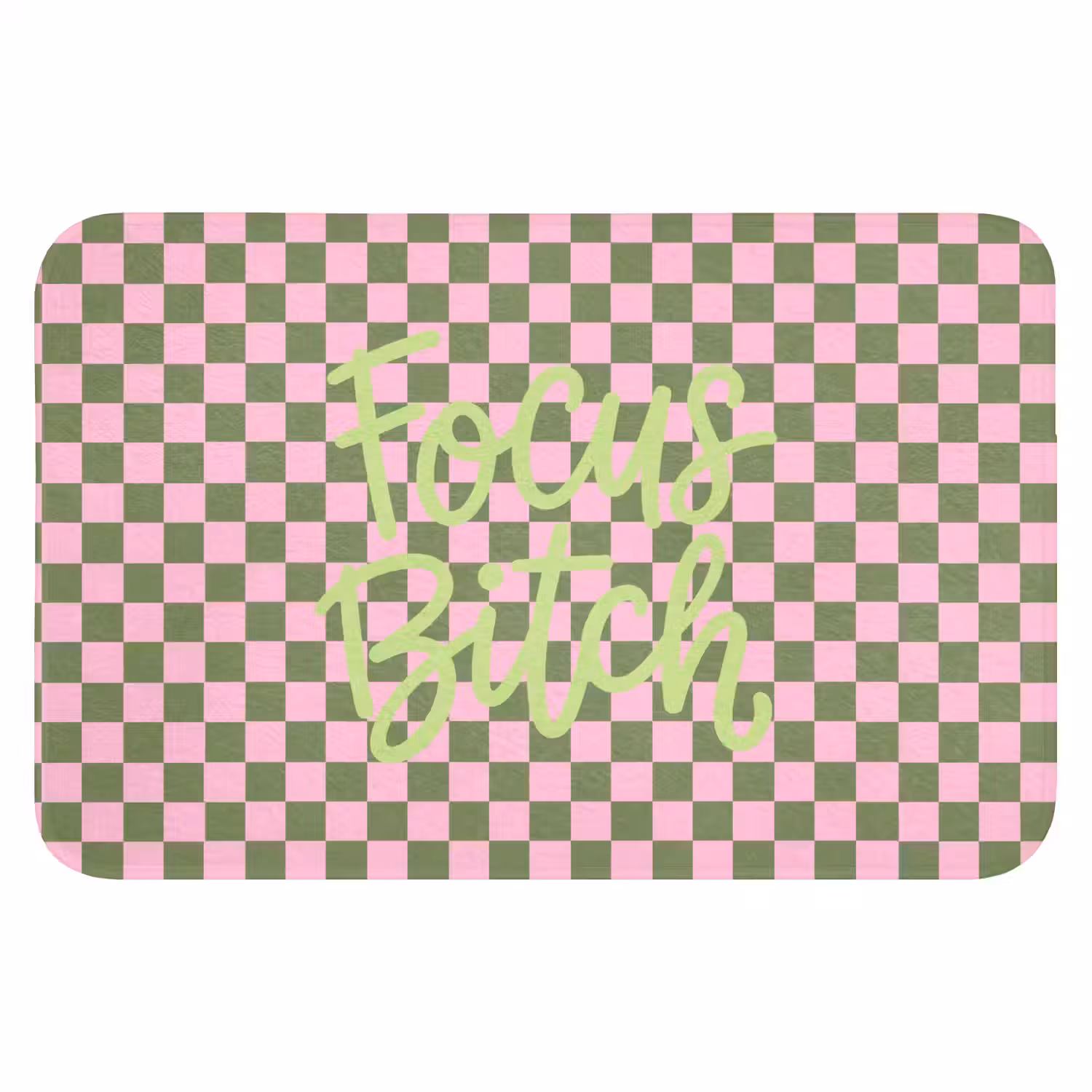 Focus - Vakken - Roze Badmat klein -3d