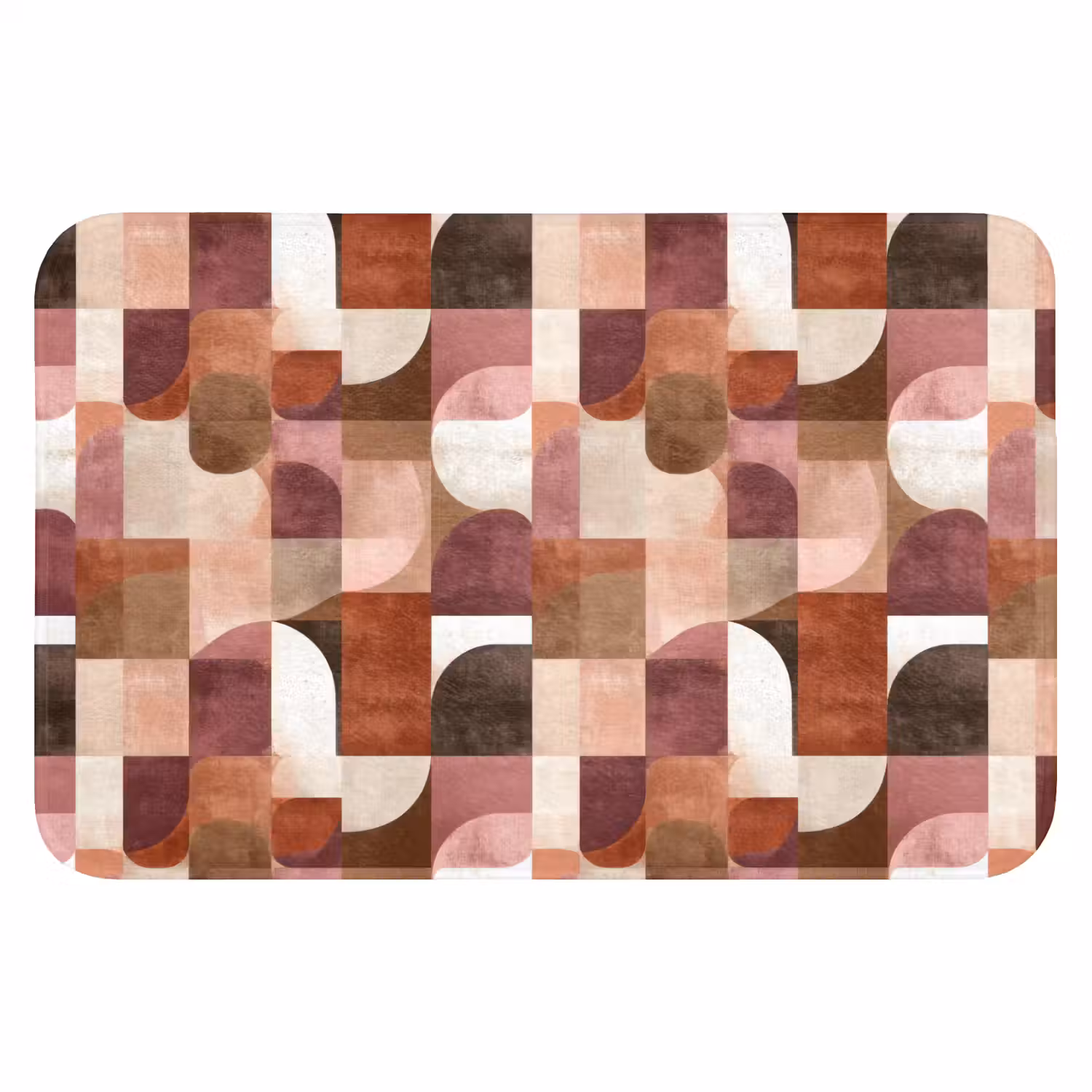 Geometrie - Modern - Retro Badmat klein 997 -3d