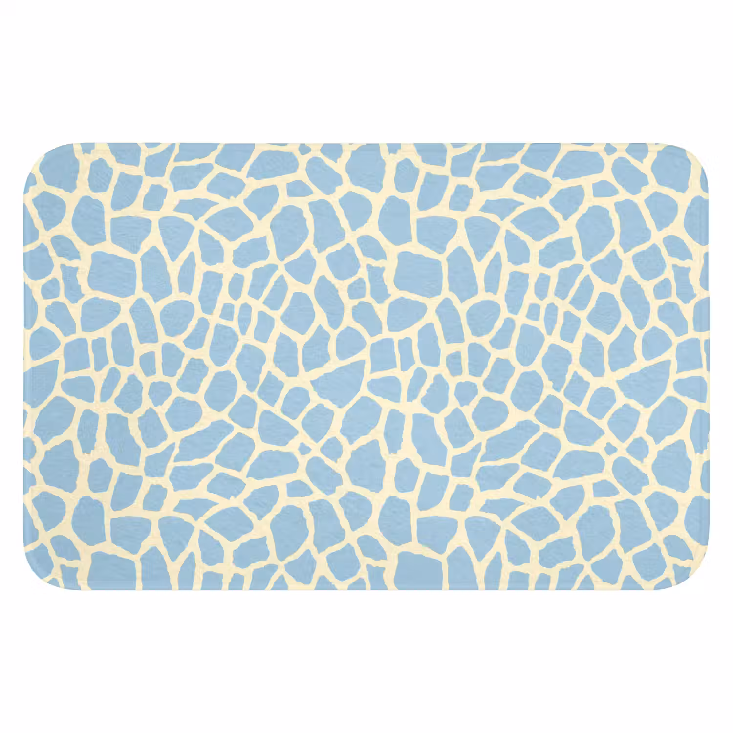 Giraf - Modern - Blauw Badmat klein 997 -3d