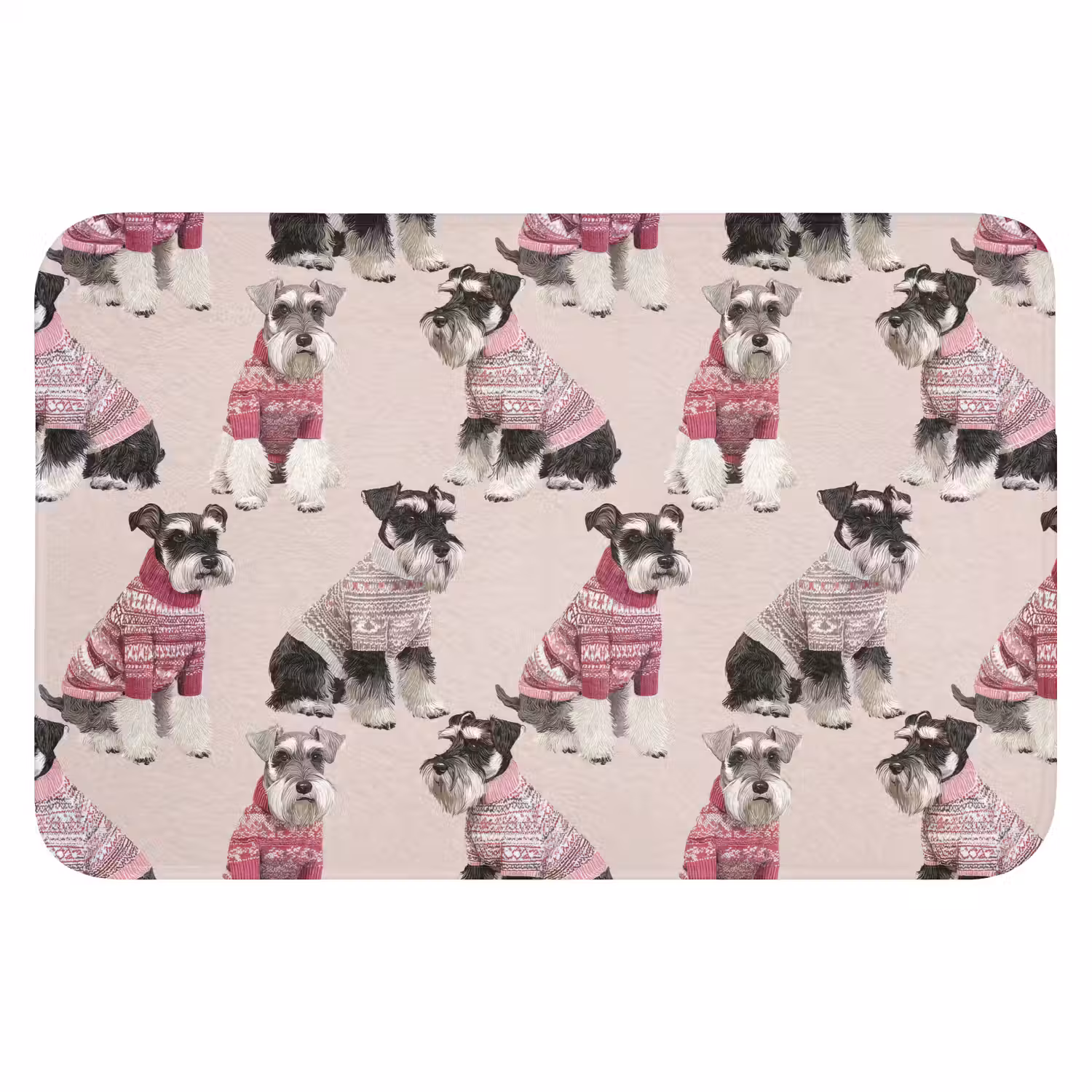 Honden - Truien - Rood Badmat klein 997 -3d