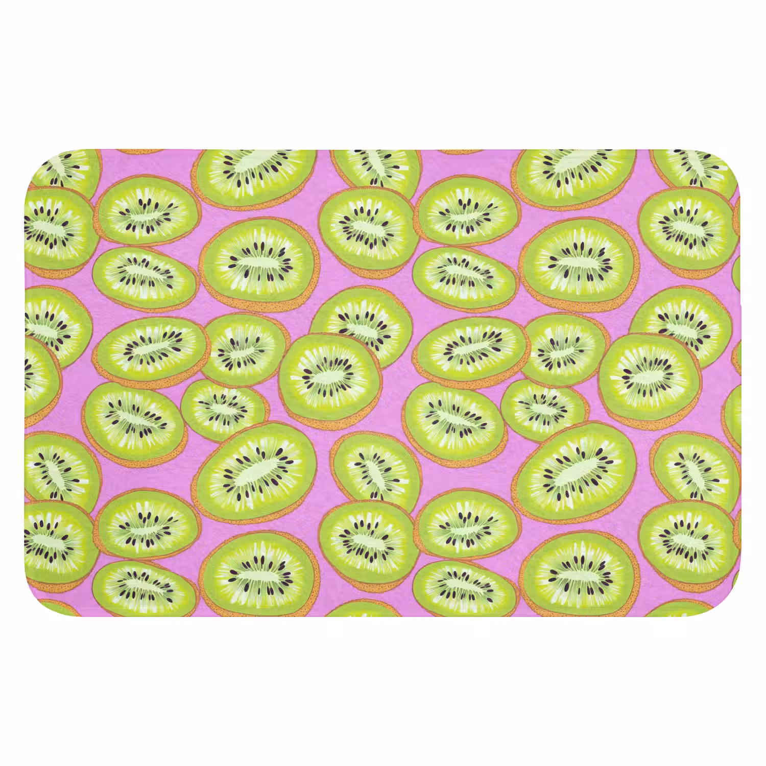 Kiwi - Speels - Groen Badmat klein 997 -3d