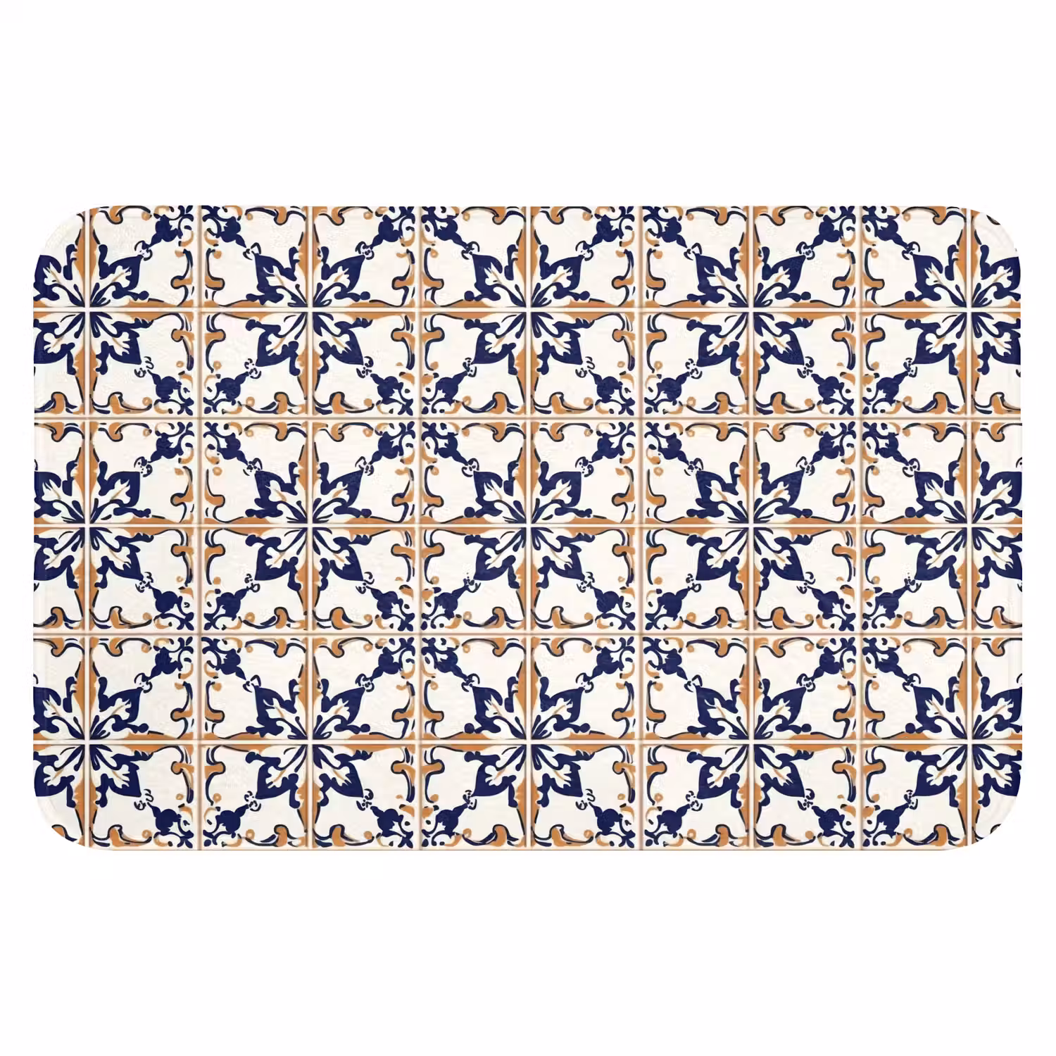 Klassiek - Patroon - Kleurrijk Badmat klein 997 -3d